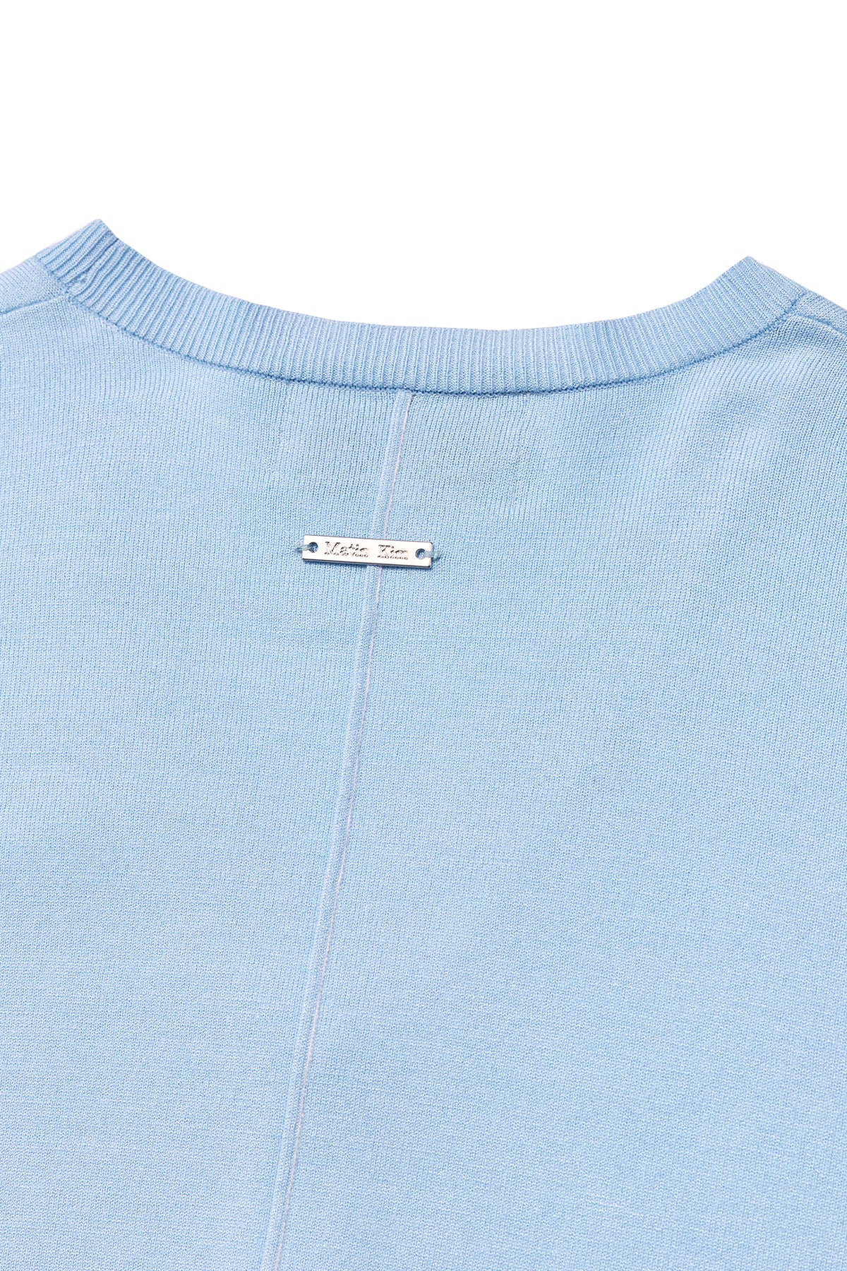 Matin Kim - Slit Detail Button Cardigan (Light Blue) product image 6 | TRAB K-Fashion Australia