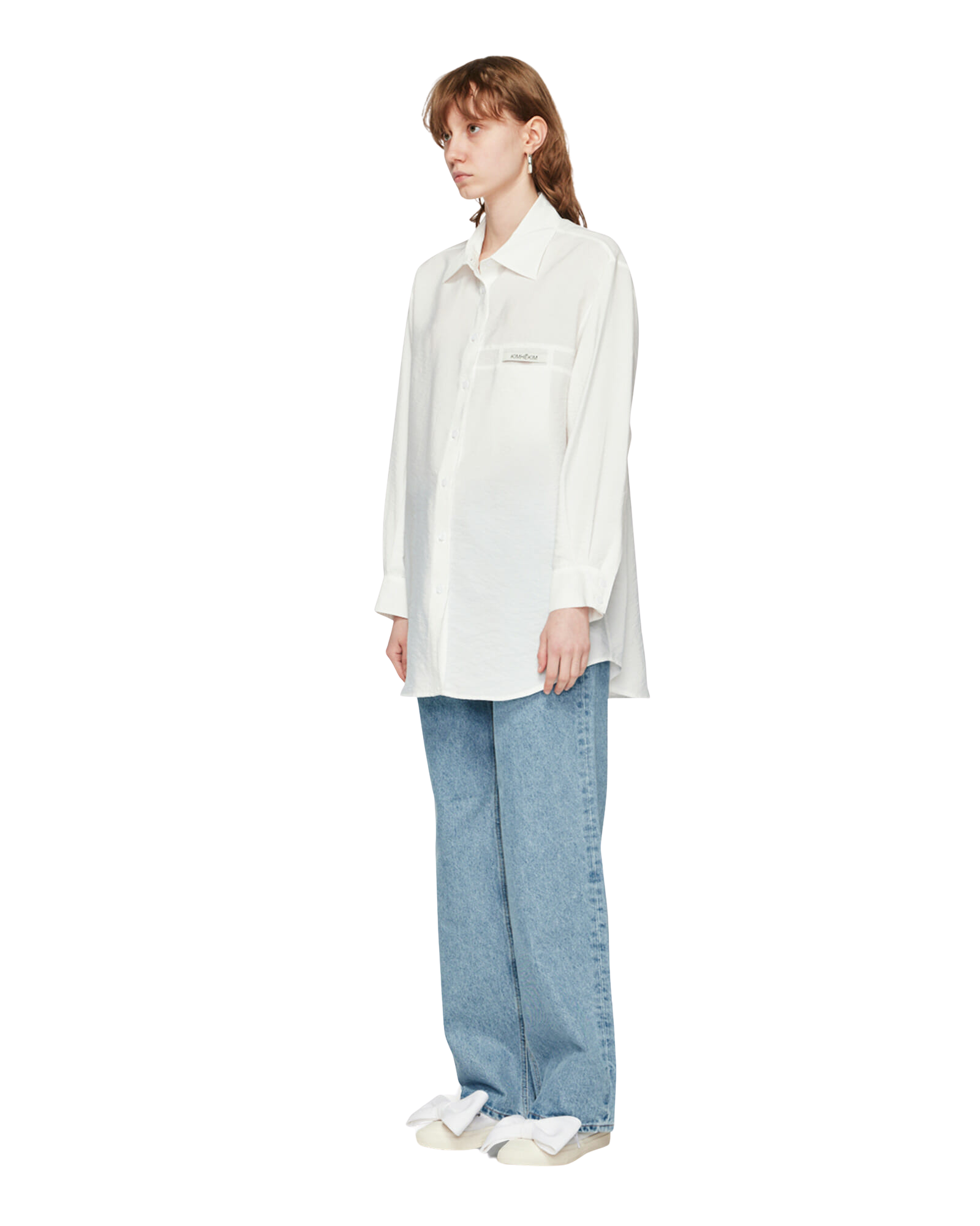 Kimhe Kim - Kimhekim Label Shirt (White) product image 7 | TRAB K-Fashion Australia