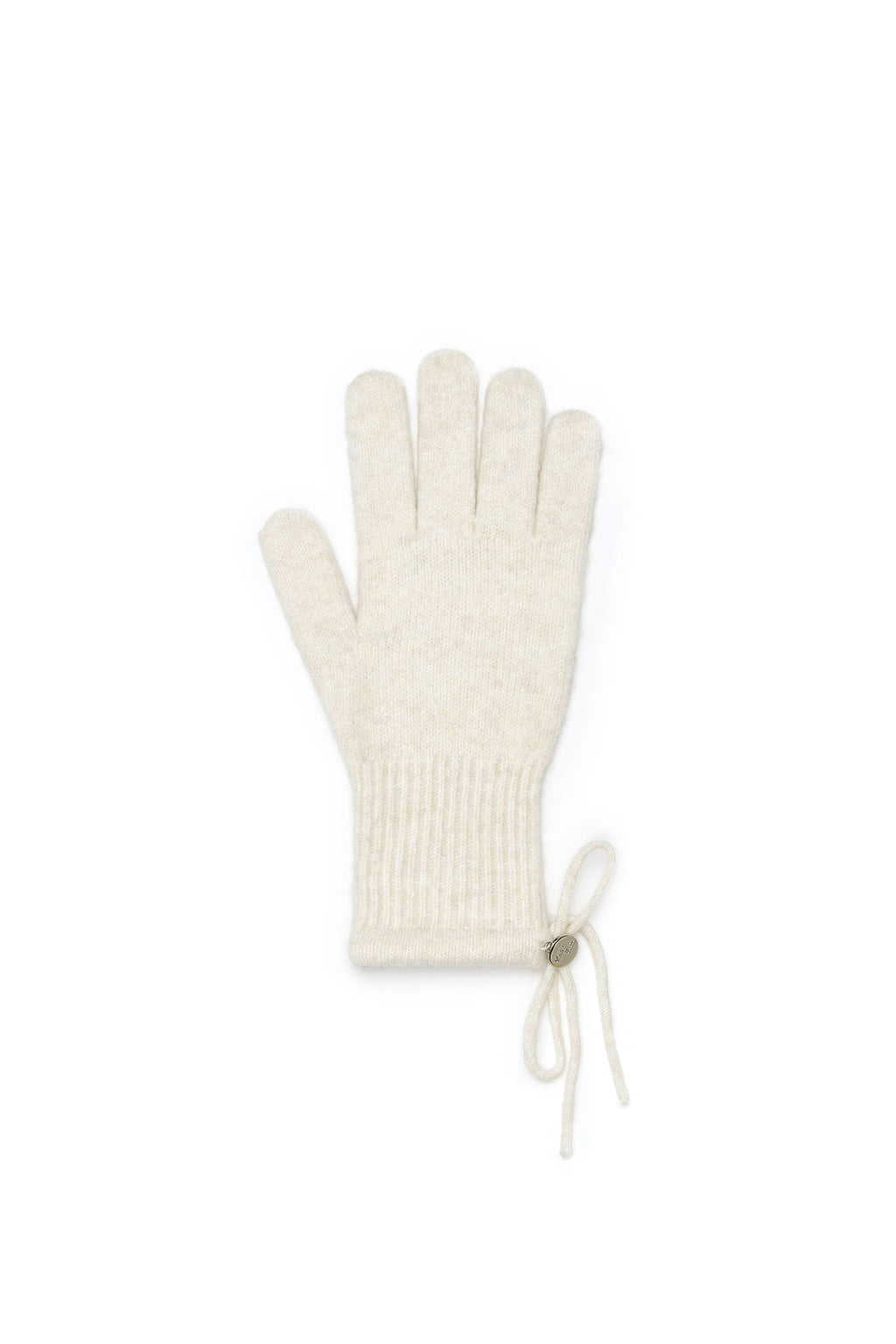 Matin Kim - Ribbon Finger Hole Gloves (Ivory) product image 2 | TRAB K-Fashion Australia