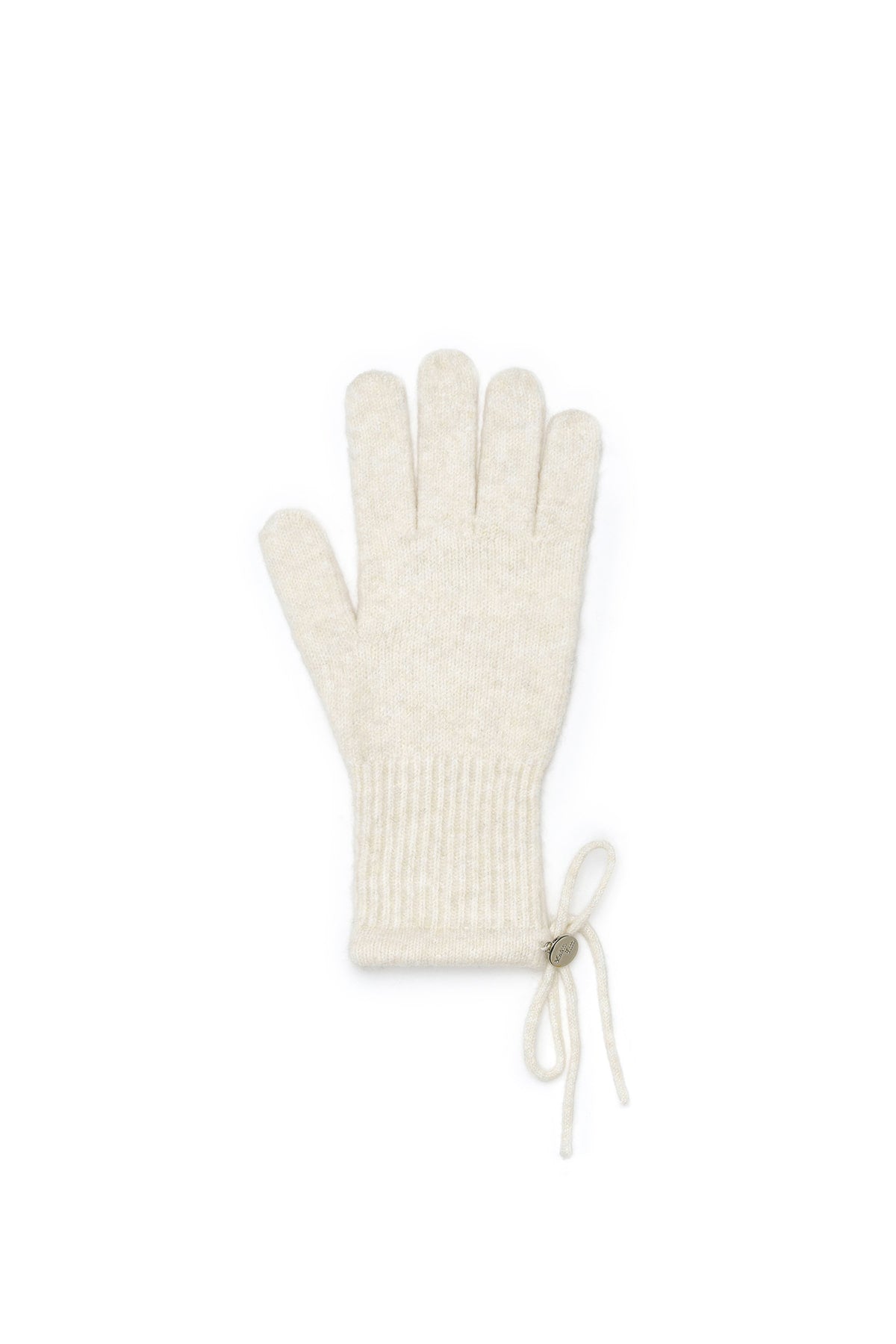 Matin Kim - Ribbon Finger Hole Gloves (Ivory) product image 2 | TRAB K-Fashion Australia