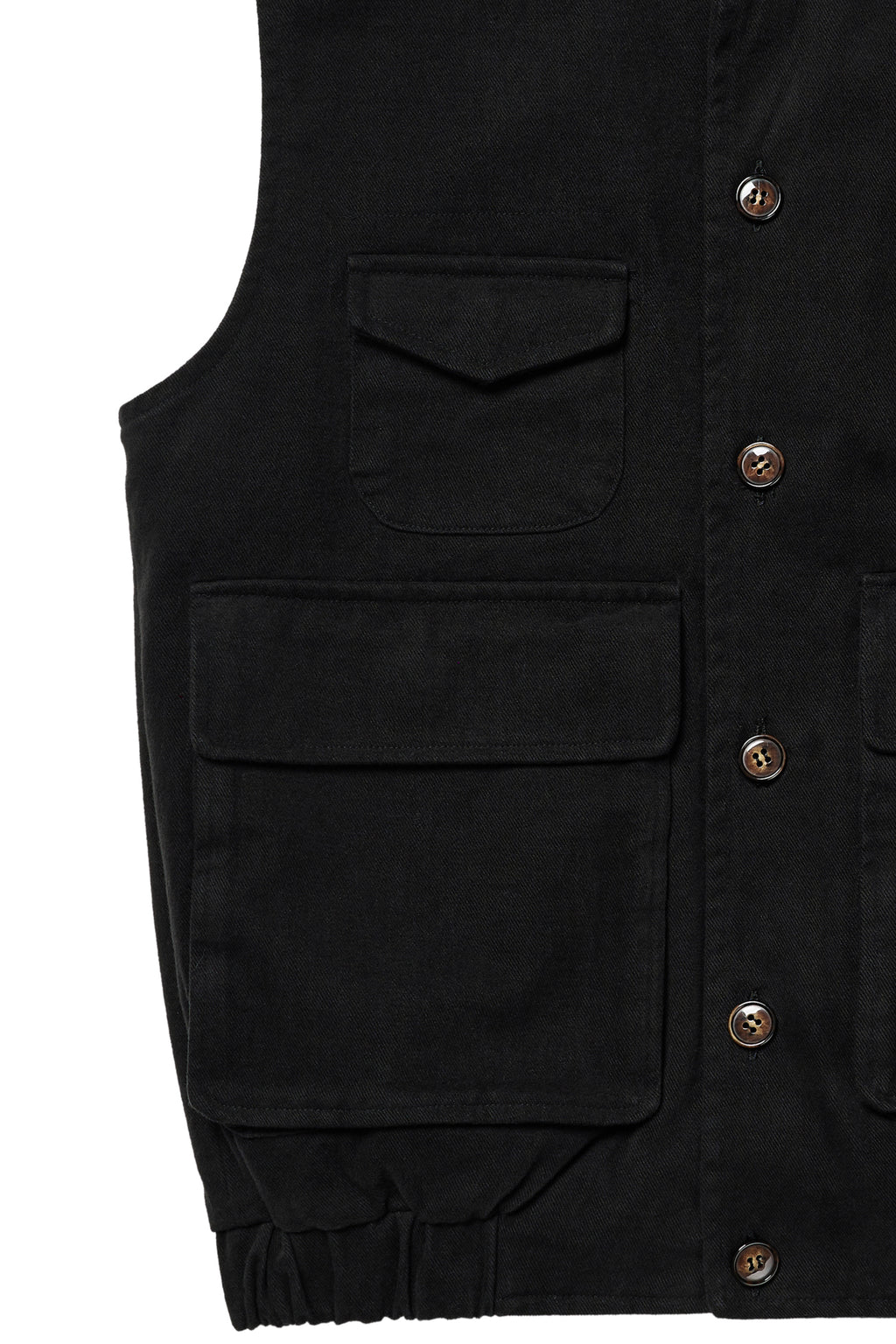 Deinet - Deinet Multi Pocket Cotton Vest (Black) product image 13 | TRAB K-Fashion Australia