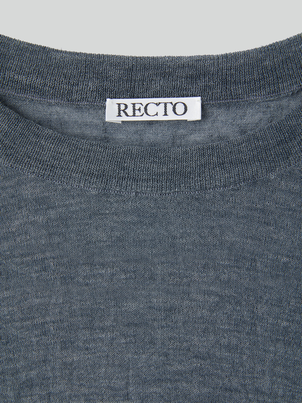 Recto - Crease Long Knit Top (Cool Grey) product image 7 | TRAB K-Fashion Australia