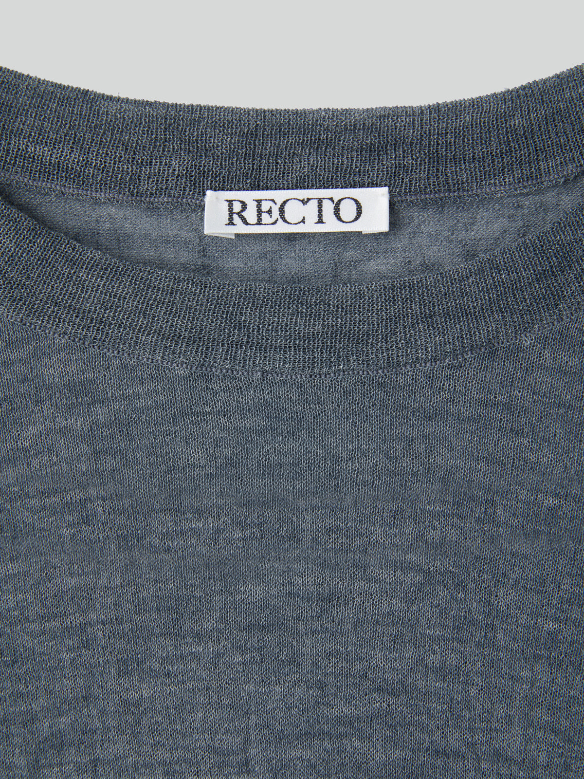 Recto - Crease Long Knit Top (Cool Grey) product image 7 | TRAB K-Fashion Australia