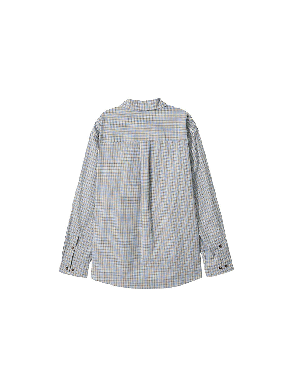 Kijun - Soft Check Shirt (Sky Blue) product image 9 | TRAB K-Fashion Australia