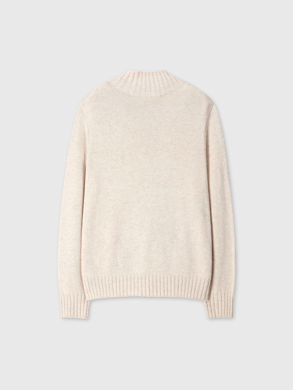 Tonywack - Wool Blend Oversiezed Turtleneck (Ecru/Beige) product image 10 | TRAB K-Fashion Australia