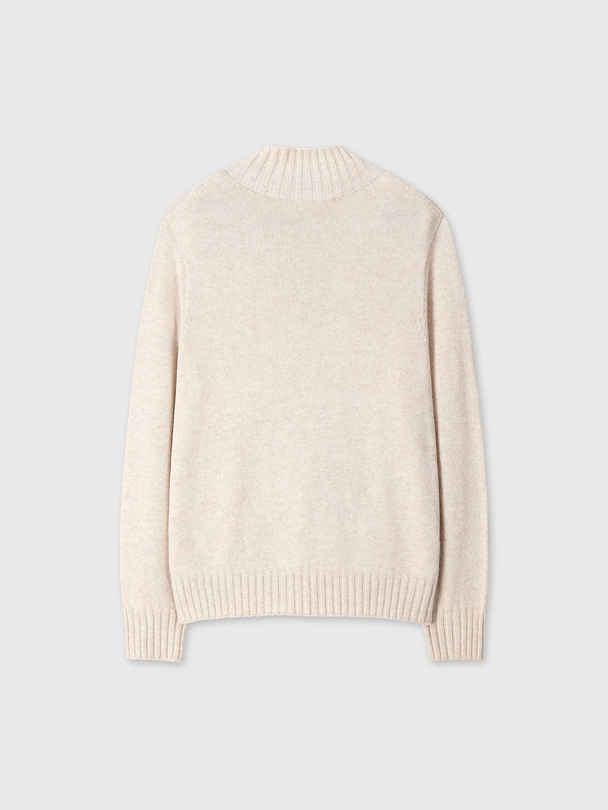 Tonywack - Wool Blend Oversiezed Turtleneck (Ecru/Beige) product image 10 | TRAB K-Fashion Australia