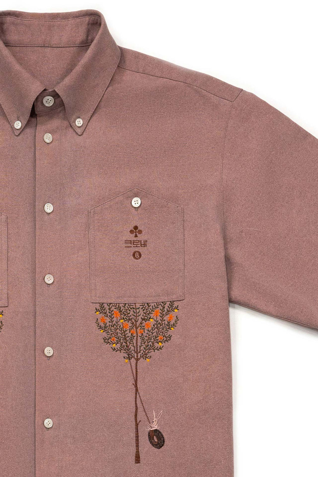 Ioedle - Root House Embroidered Shirt (Pink) product image 5 | TRAB K-Fashion Australia