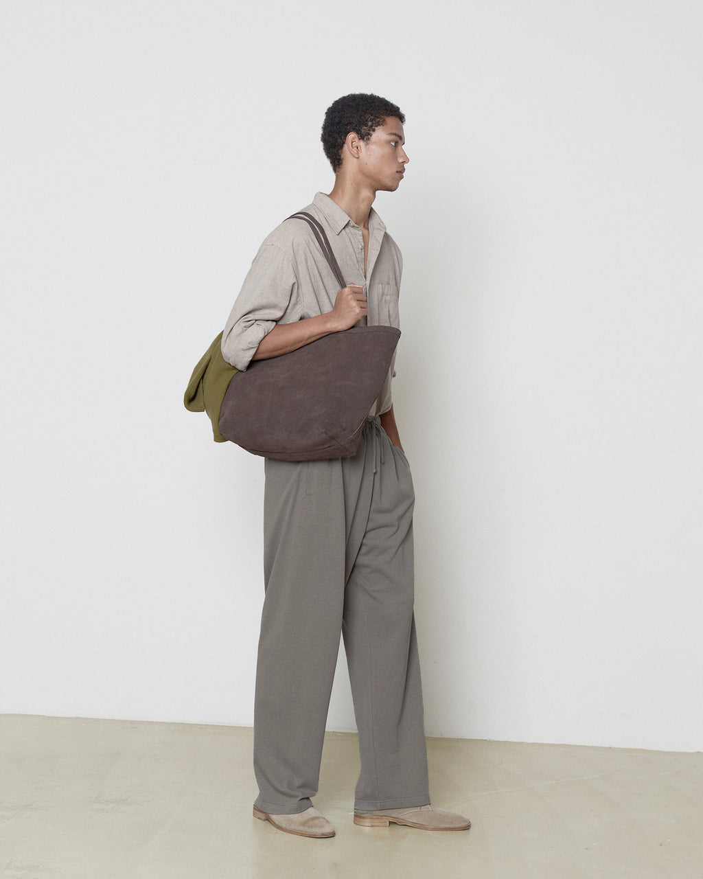 Brownyard - Hard Twist Sweat Pants (Mocha) product image 2 | TRAB K-Fashion Australia