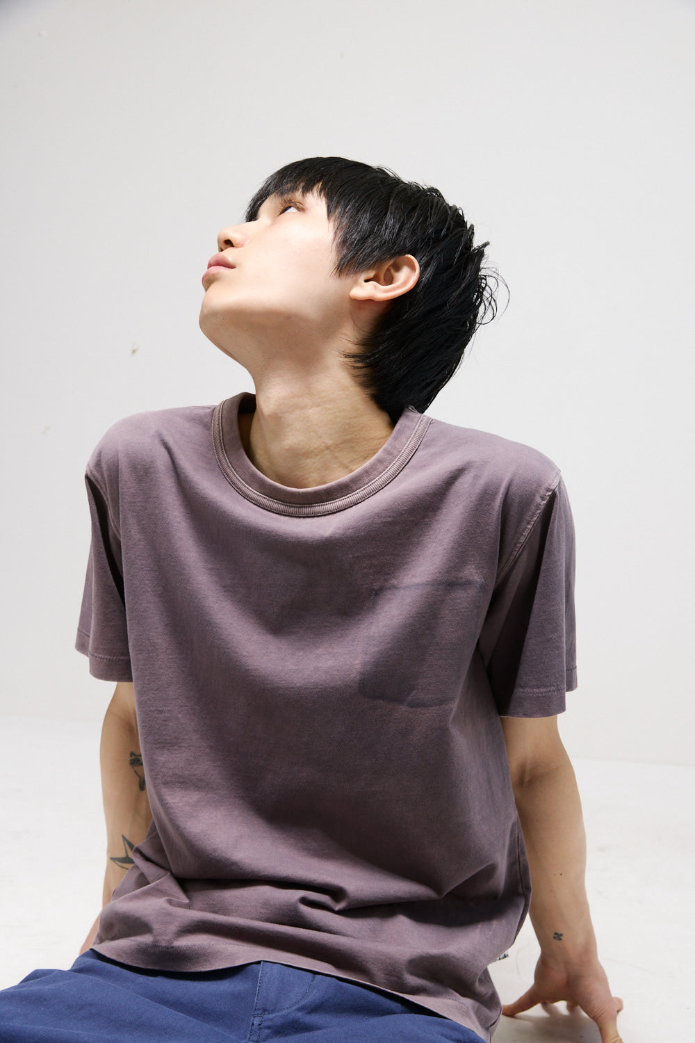 Hatchingroom - Bleached Tee (Purple Grey) product image 14 | TRAB K-Fashion Australia