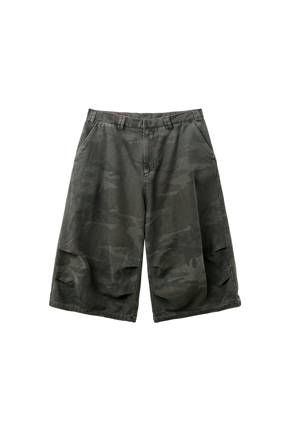 Hatchingroom - Snow Shorts Over Dyed Camo (Khaki) product image 1 | TRAB K-Fashion Australia