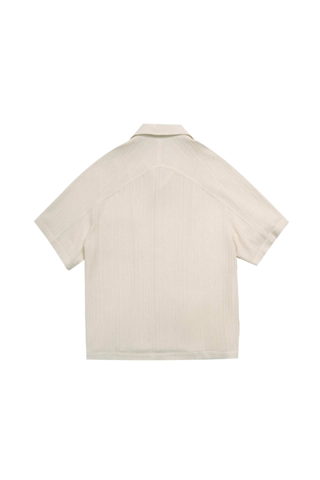 STU - Back Raglan Embo Stripe Shirt (Ivory) product image 18 | TRAB K-Fashion Australia