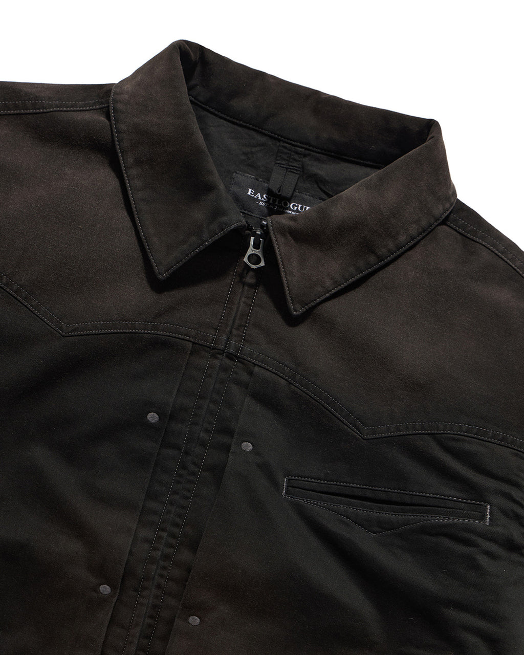Eastlogue - Western Trucker Jacket (Black Moleskin) product image 3 | TRAB K-Fashion Australia