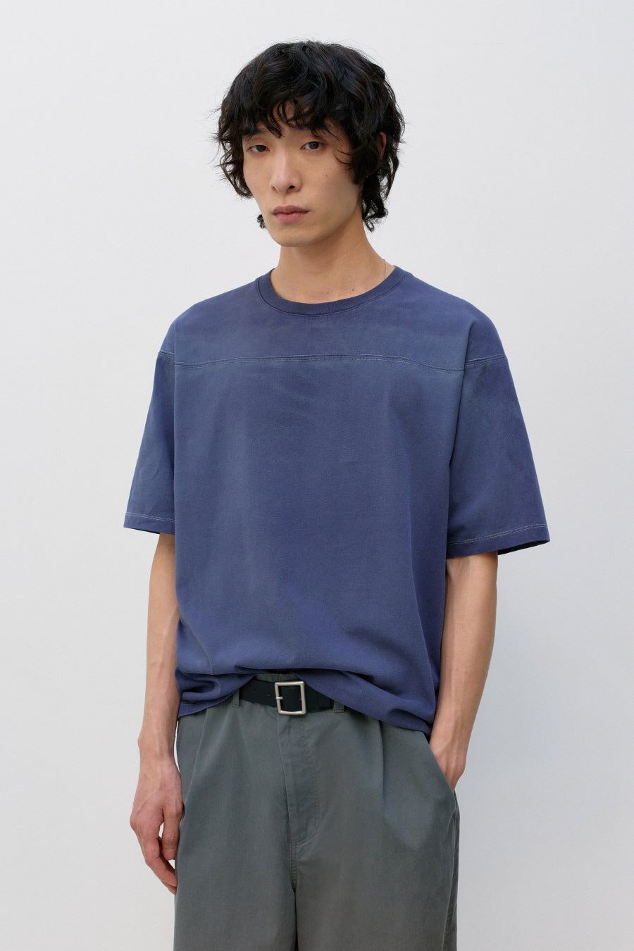 Insilence - Football Short Sleeve (Navy) product image 6 | TRAB K-Fashion Australia