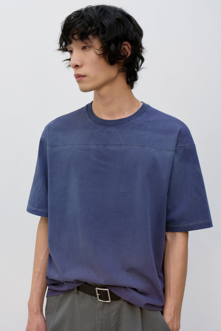 Insilence - Football Short Sleeve (Navy) product image 2 | TRAB K-Fashion Australia