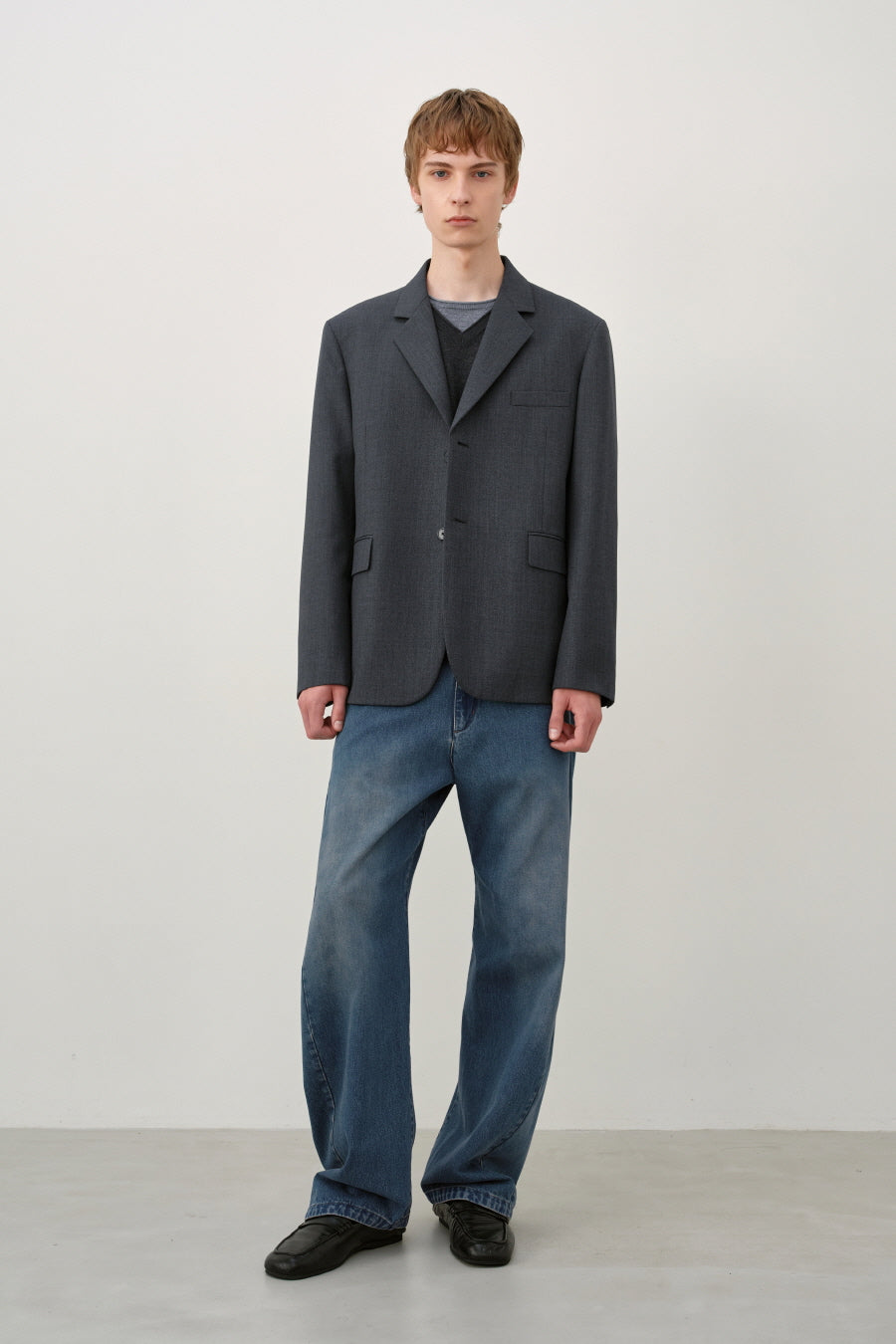 Insilence - Engineer Fit Denim Pants (Blue) product image 5 | TRAB K-Fashion Australia