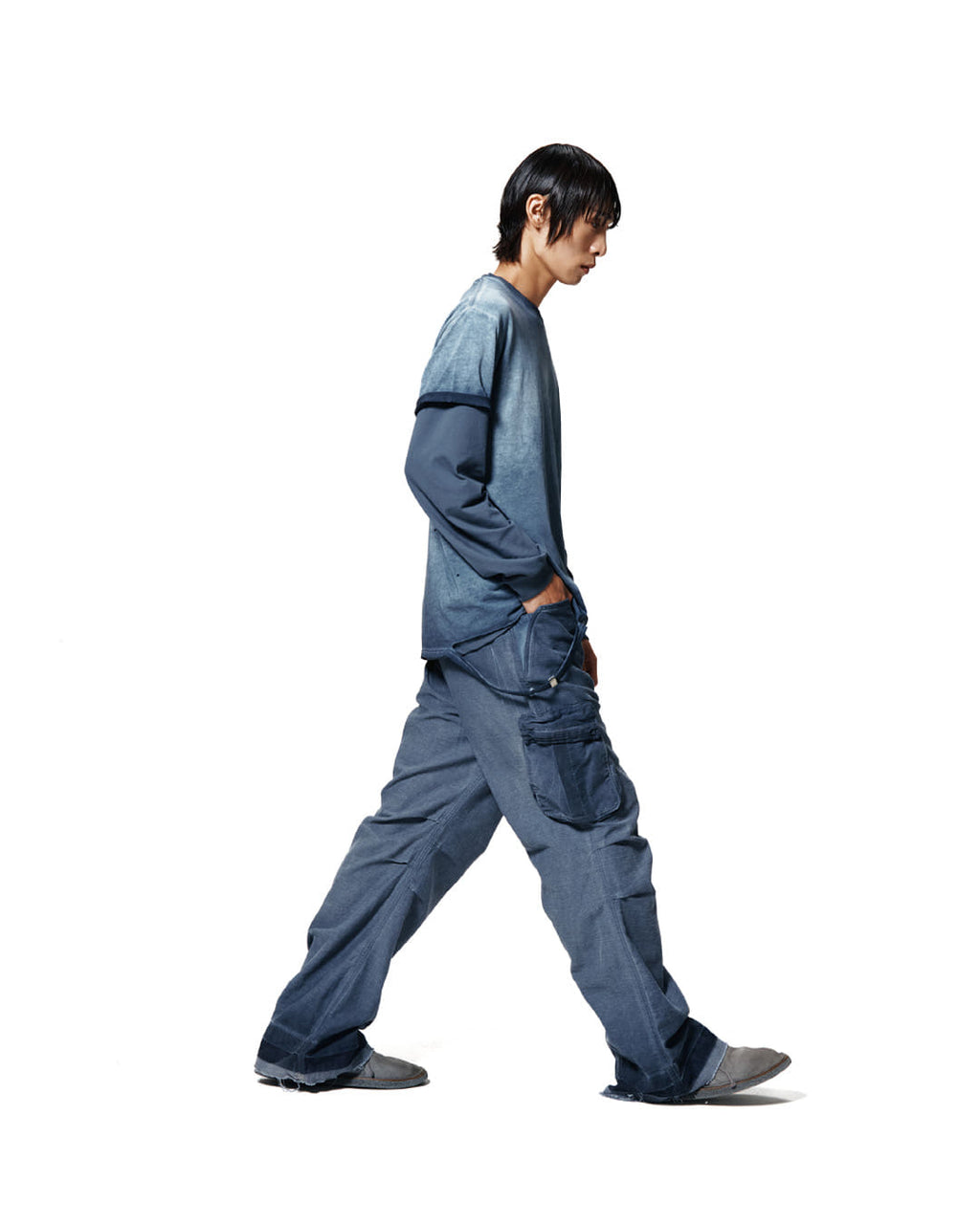 XLIM - Ep.8 03 Trousers (Navy) product image 13 | TRAB K-Fashion Australia