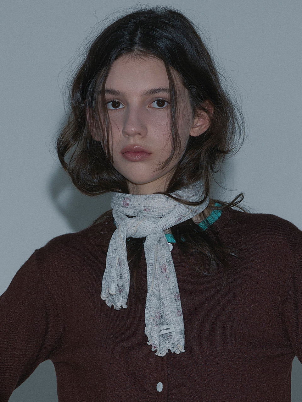 Margarin Fingers - Rose Scarf (Ivory) product image 2 | TRAB K-Fashion Australia