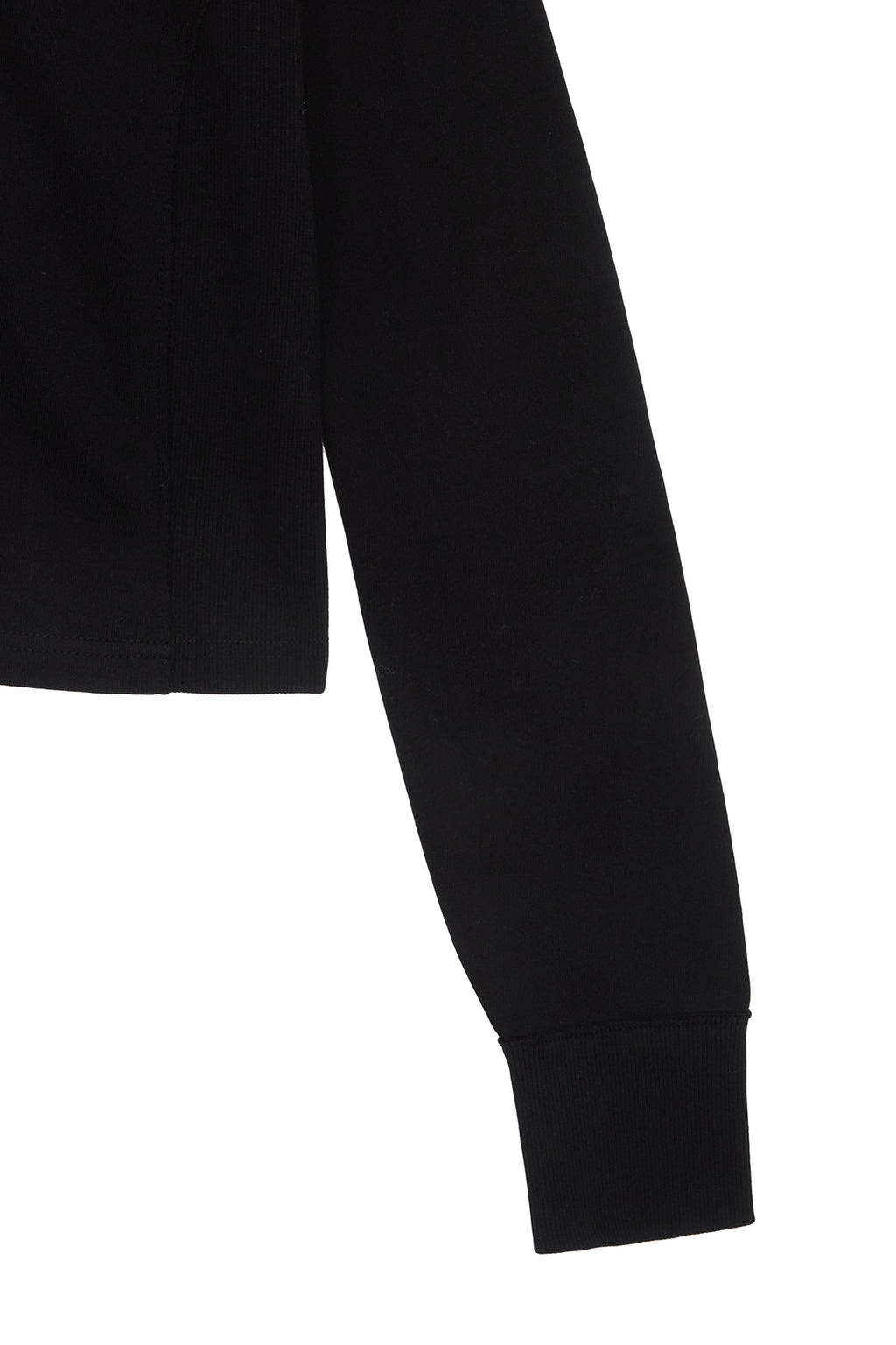 Matin Kim - Rib Point Jersey Cardigan (Black) product image 4 | TRAB K-Fashion Australia