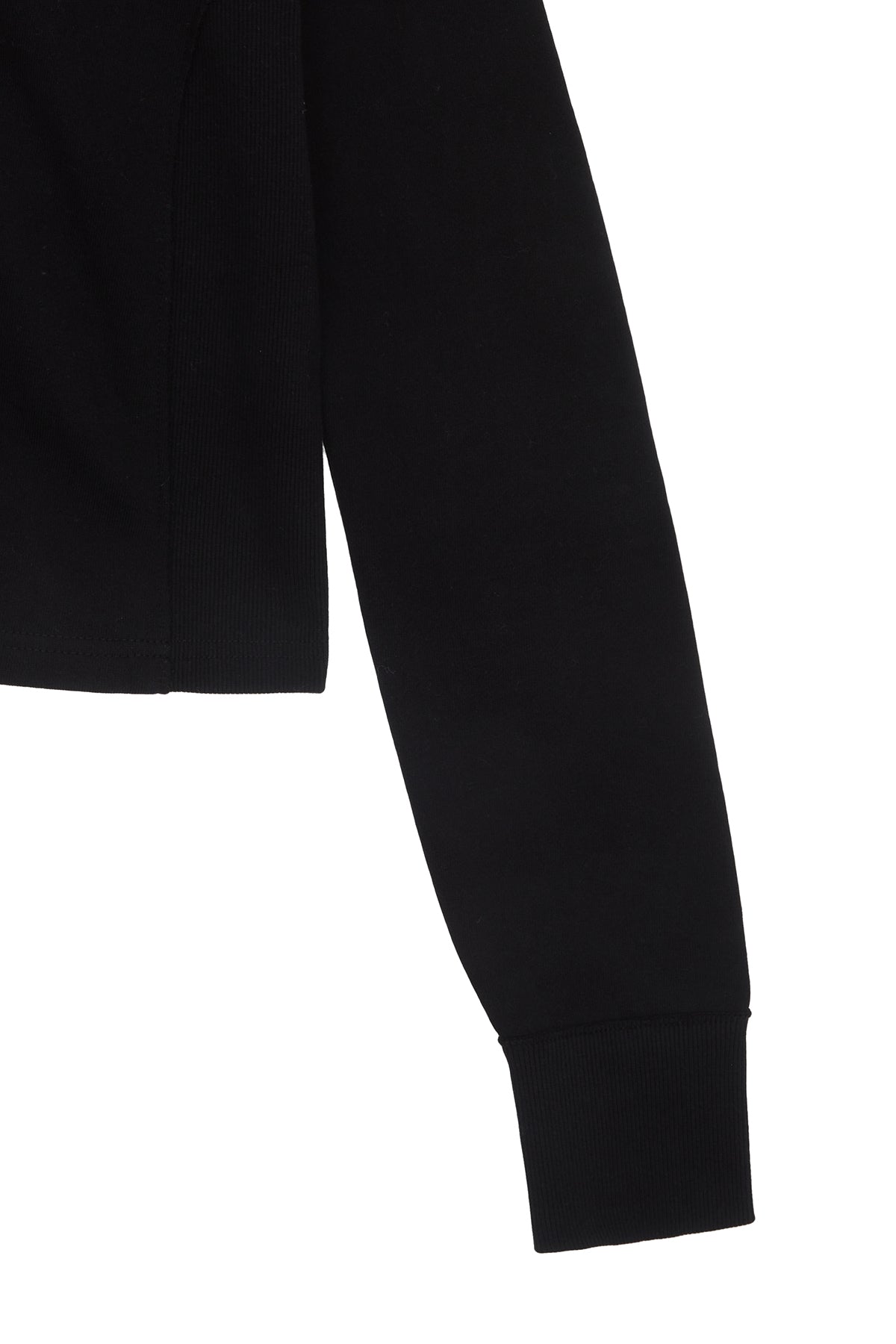 Matin Kim - Rib Point Jersey Cardigan (Black) product image 4 | TRAB K-Fashion Australia