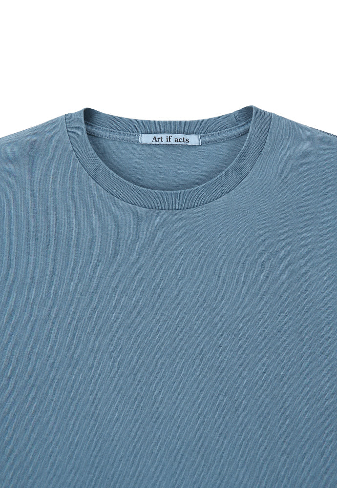 Art if acts - Garment Dyed T-Shirt (Dusty Blue) product image 8 | TRAB K-Fashion Australia