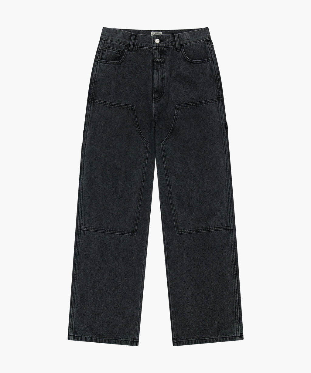 Marithe & Francois Girbaud - Double Knee Denim Pants (Black) product image 6 | TRAB K-Fashion Australia