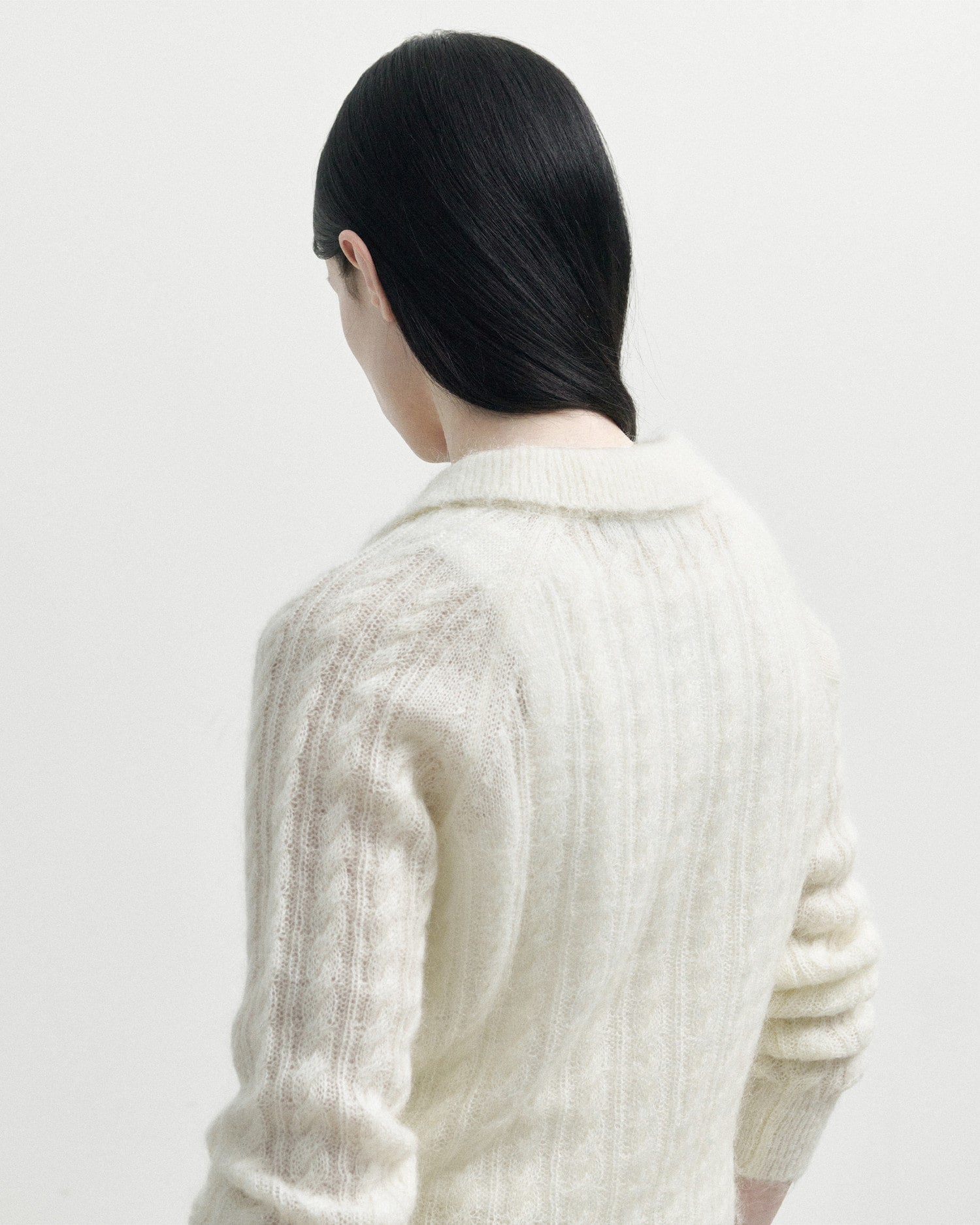 Brownyard - Cable Pique Knit (Ivory) product image 4 | TRAB K-Fashion Australia