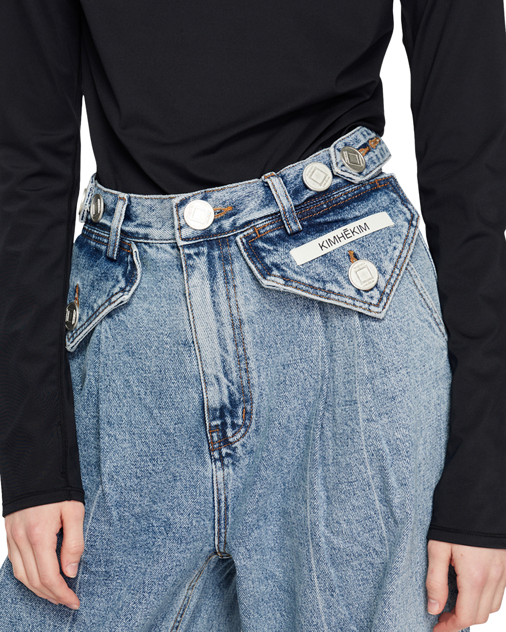 Kimhe Kim - Two Pocket Pants (Sky Blue) product image 6 | TRAB K-Fashion Australia