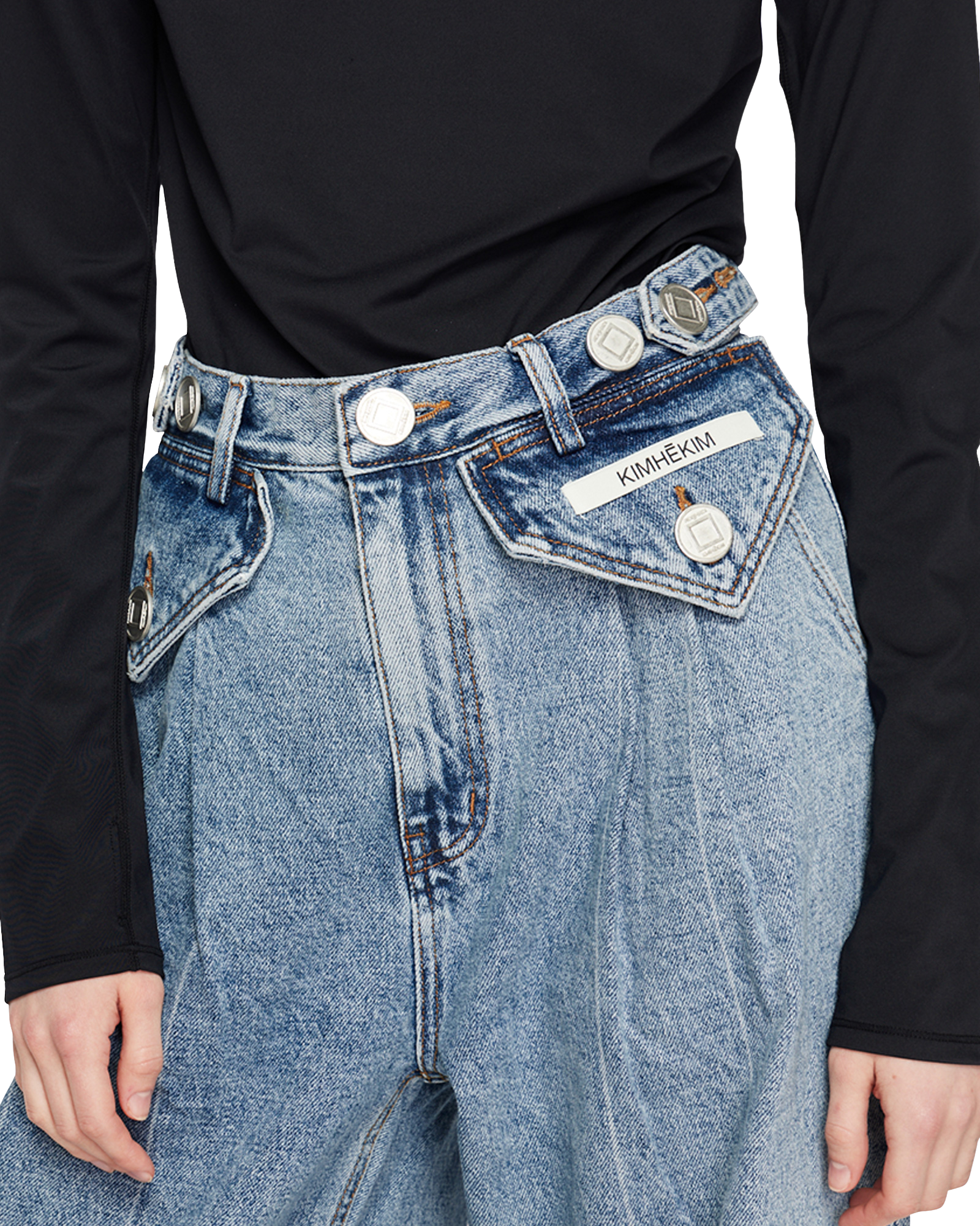 Kimhe Kim - Two Pocket Pants (Sky Blue) product image 6 | TRAB K-Fashion Australia