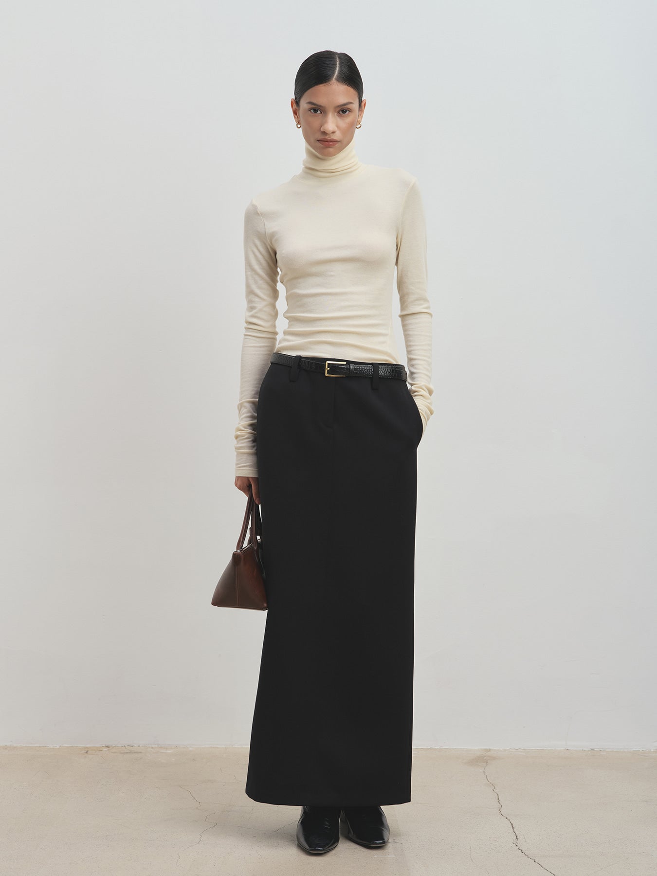Tonywack - Slim-Fit Turtleneck (Ivory) product image 1 | TRAB K-Fashion Australia