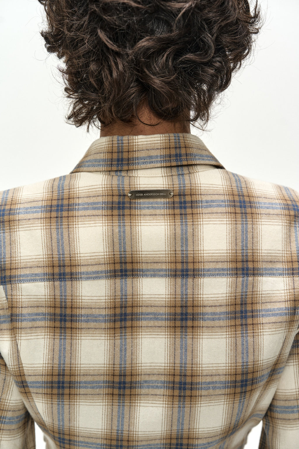Andersson Bell - Check Studded Contour Shirt (beige) (Beige) product image 7 | TRAB K-Fashion Australia