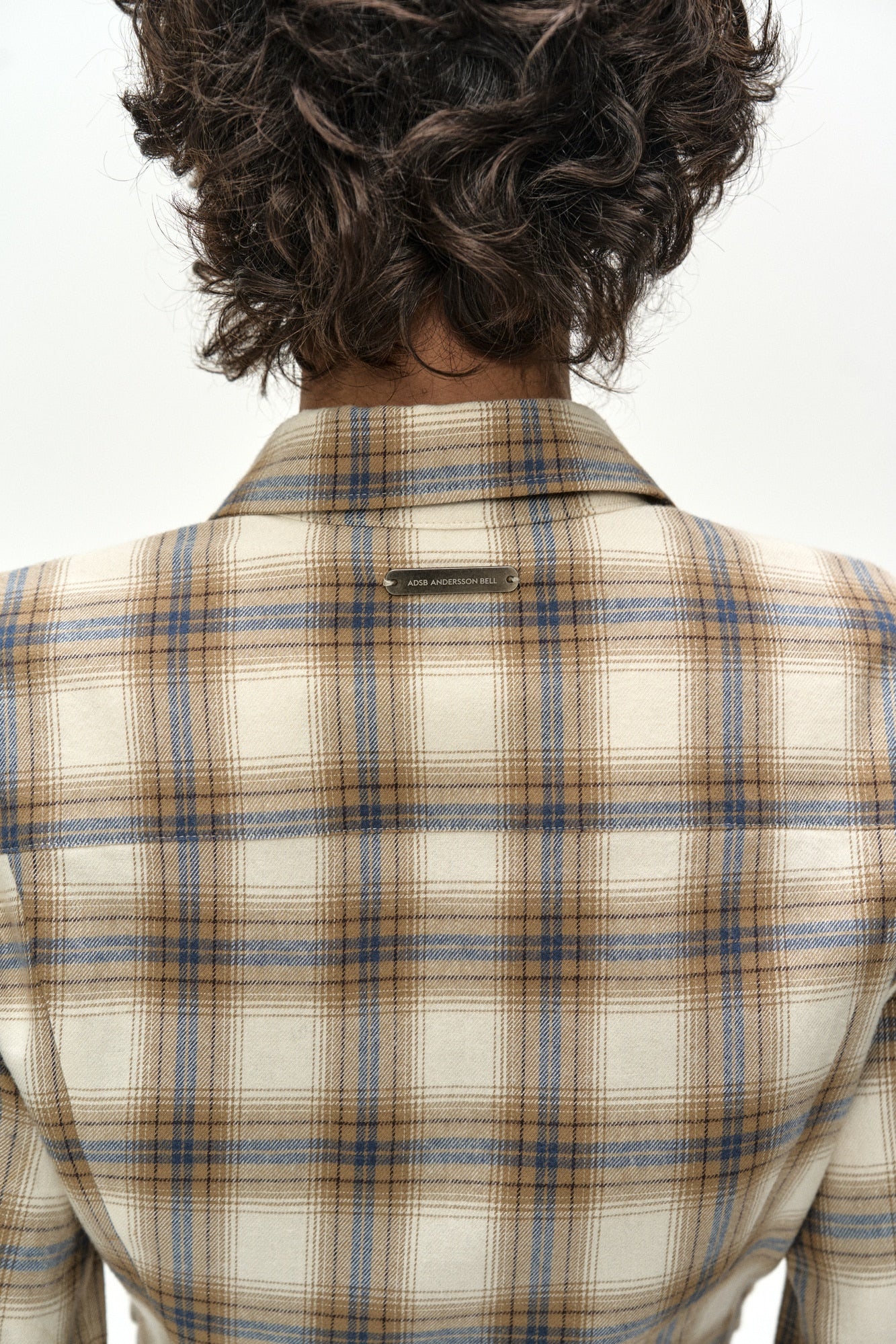 Andersson Bell - Check Studded Contour Shirt (beige) (Beige) product image 7 | TRAB K-Fashion Australia
