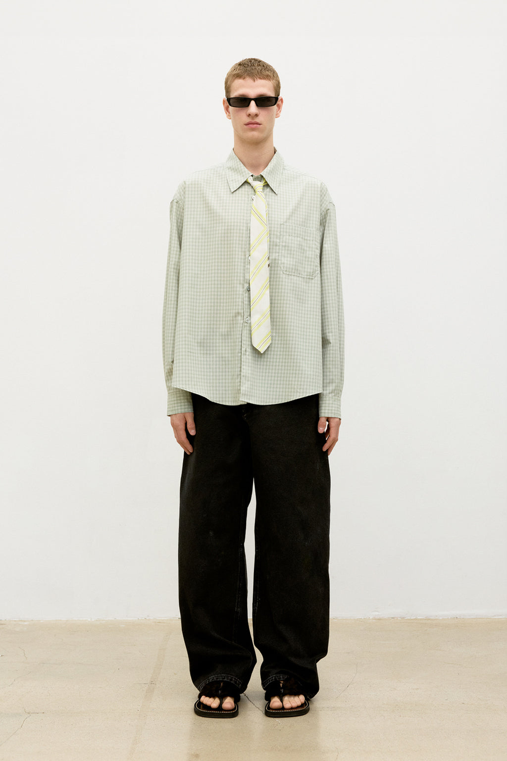 Coor - Over Dyed Painter Pants (Washed Black) product image 2 | TRAB K-Fashion Australia