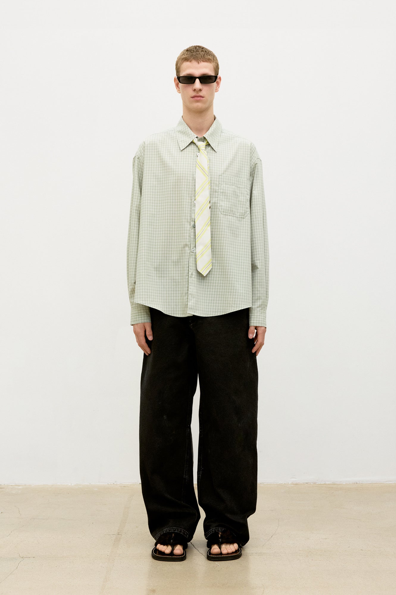 Coor - Over Dyed Painter Pants (Washed Black) product image 2 | TRAB K-Fashion Australia