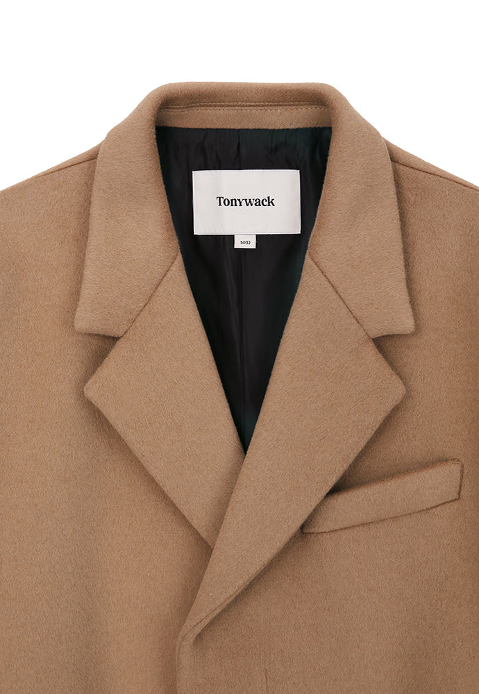 Tonywack - Cashmere Single-Breasted Tailored Coat (Camel) product image 10 | TRAB K-Fashion Australia
