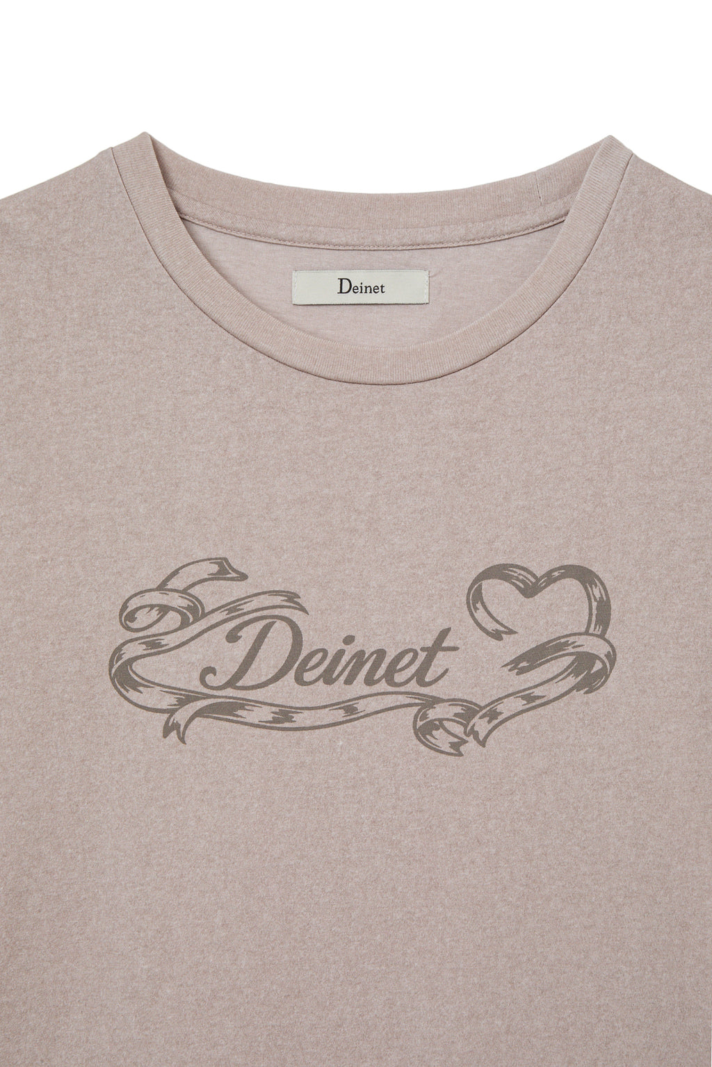 Deinet - Ruffle Washed T-Shirt (Beige) product image 3 | TRAB K-Fashion Australia