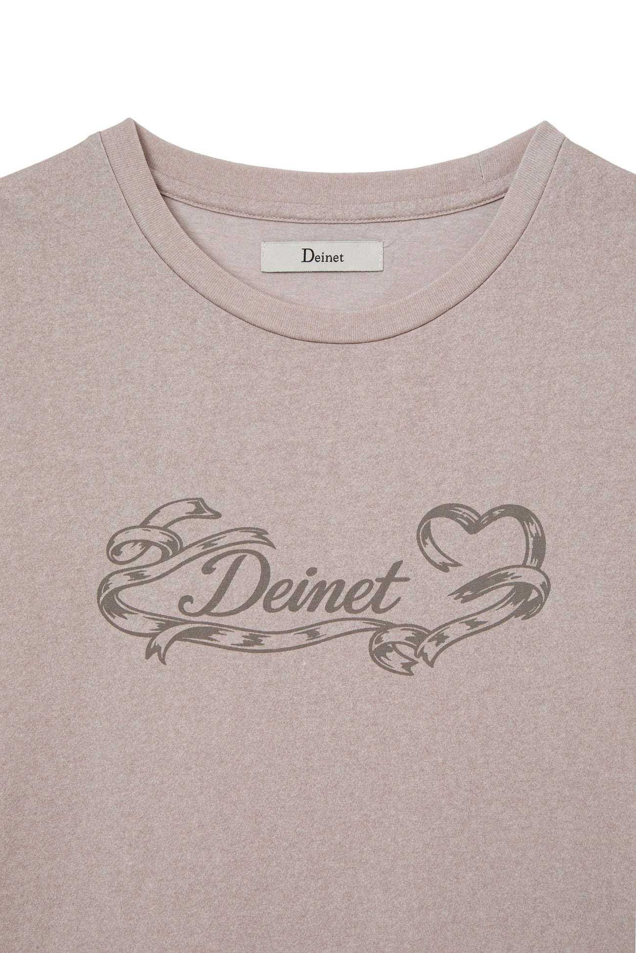 Deinet - Ruffle Washed T-Shirt (Beige) product image 3 | TRAB K-Fashion Australia