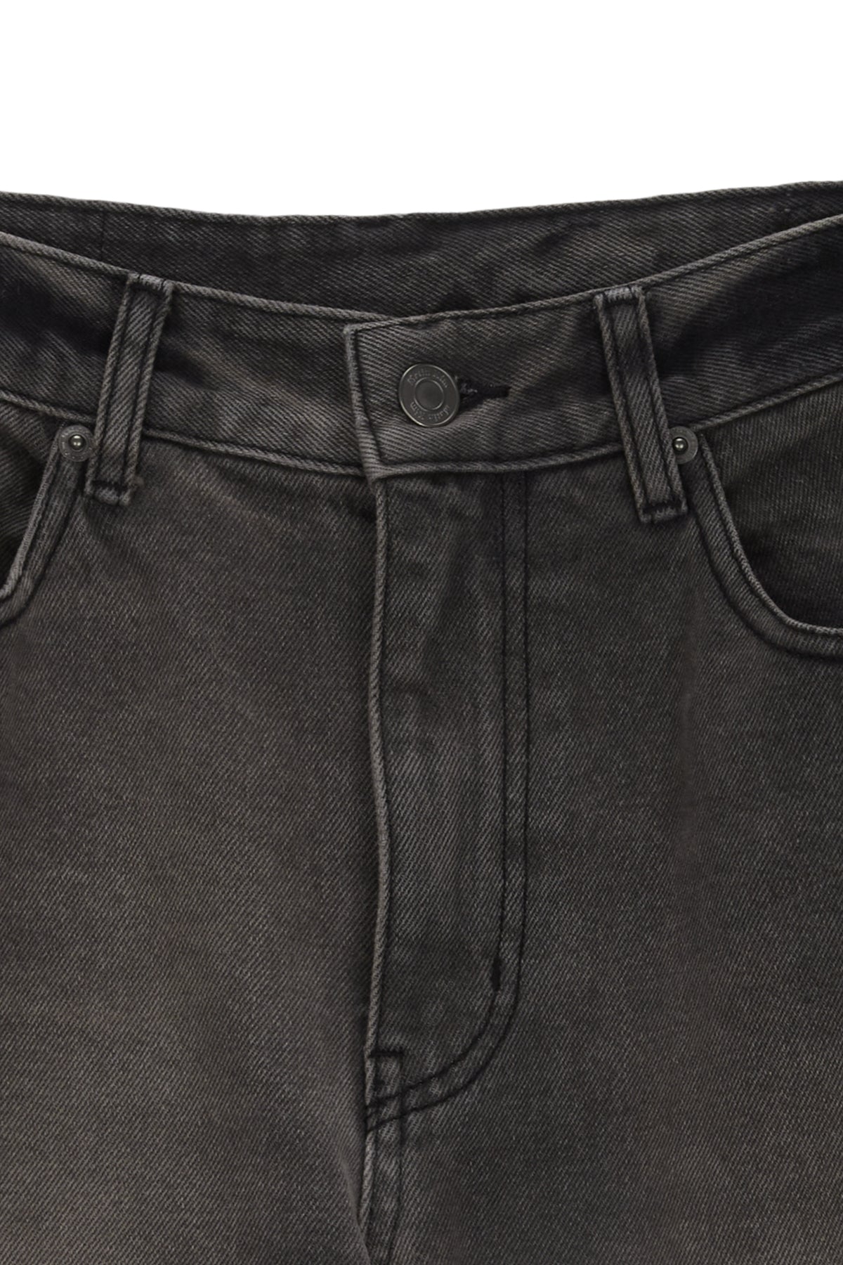 Matin Kim - Back Pocket Point Washed Boots Cut Denim Pants (Grey) product image 3 | TRAB K-Fashion Australia