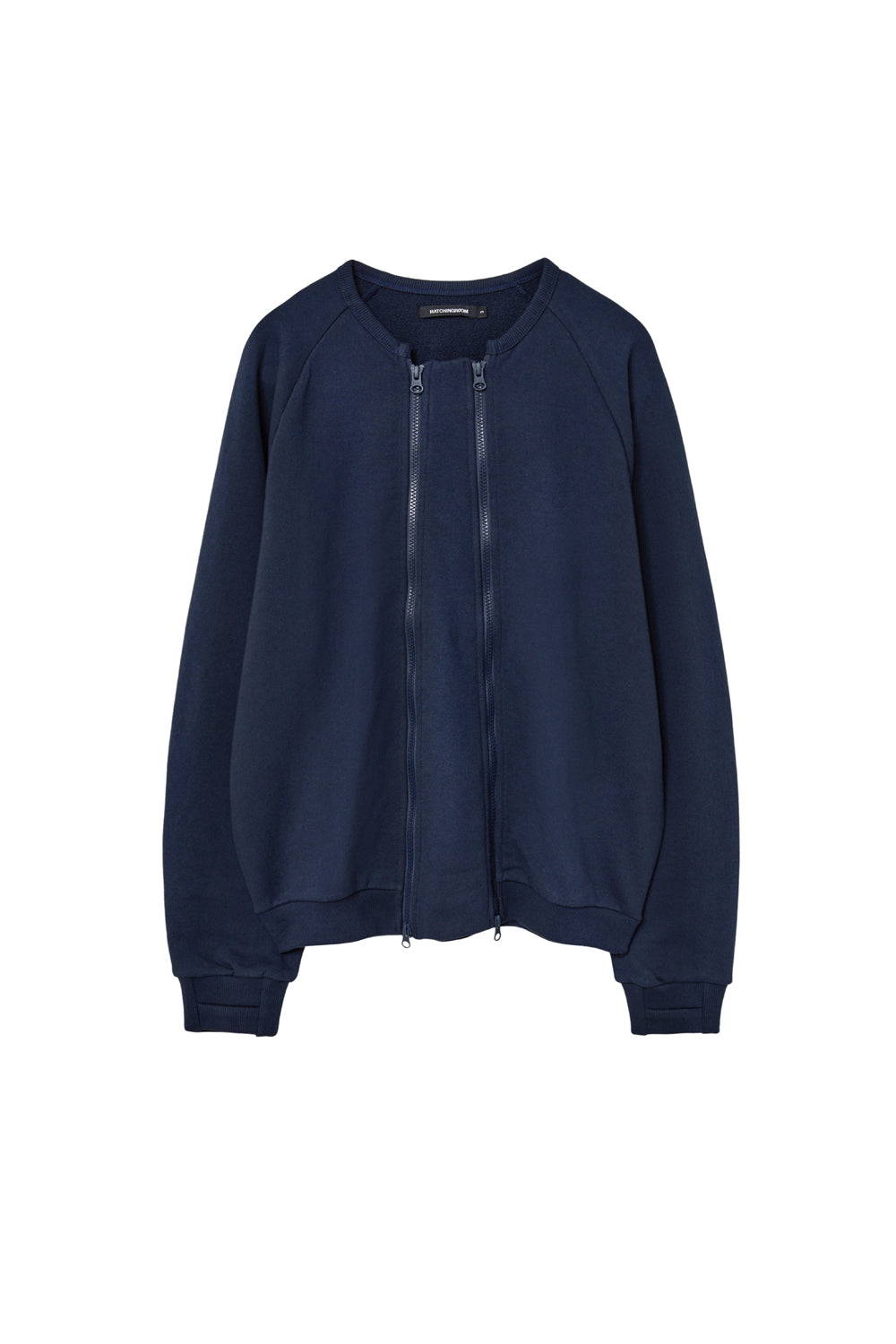 Hatchingroom - Dual Zip Cardigan Dark (Blue) product image 1 | TRAB K-Fashion Australia