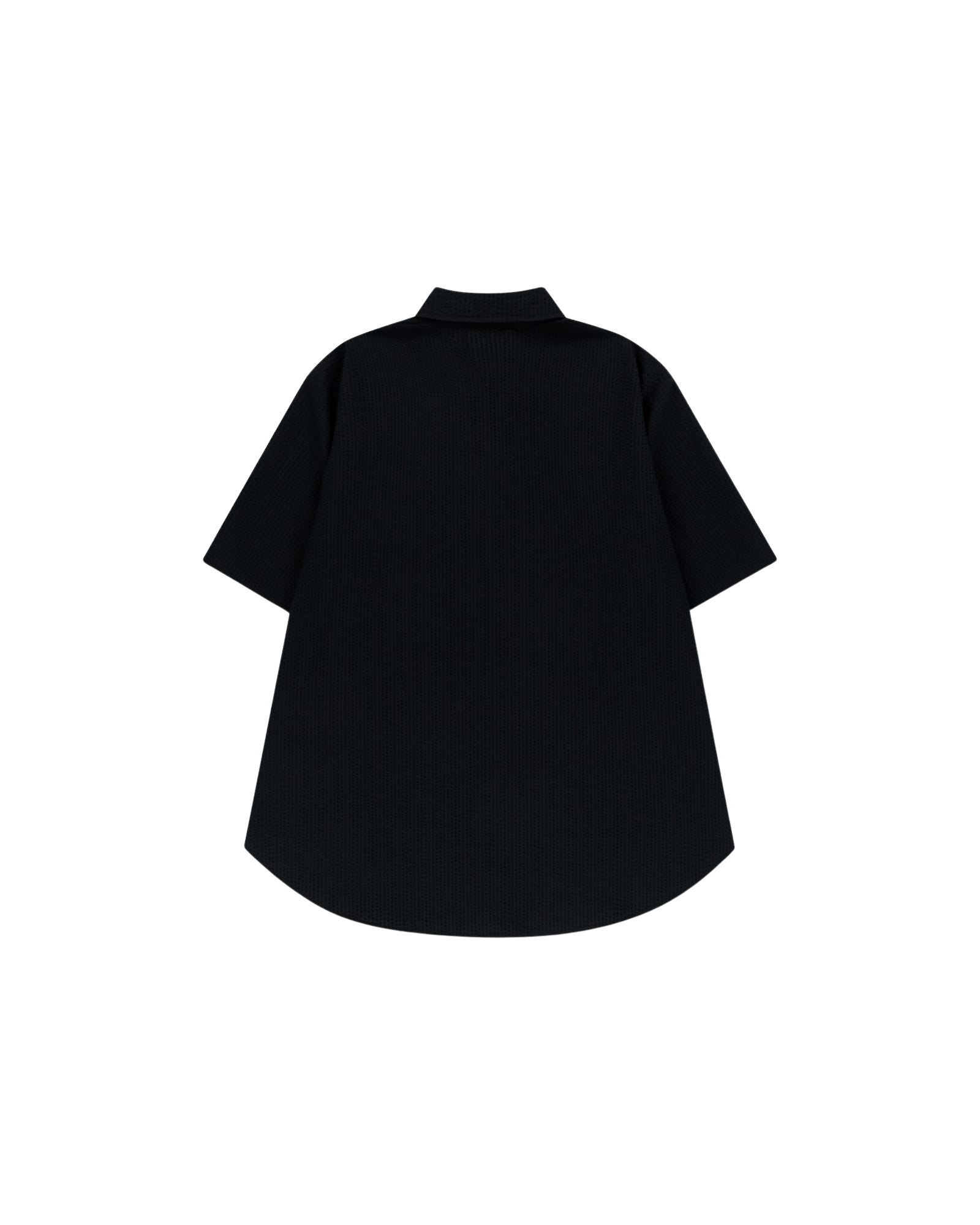 Kimhe Kim - Stripped Label Short Sleeves Shirt (Black) product image 19 | TRAB K-Fashion Australia