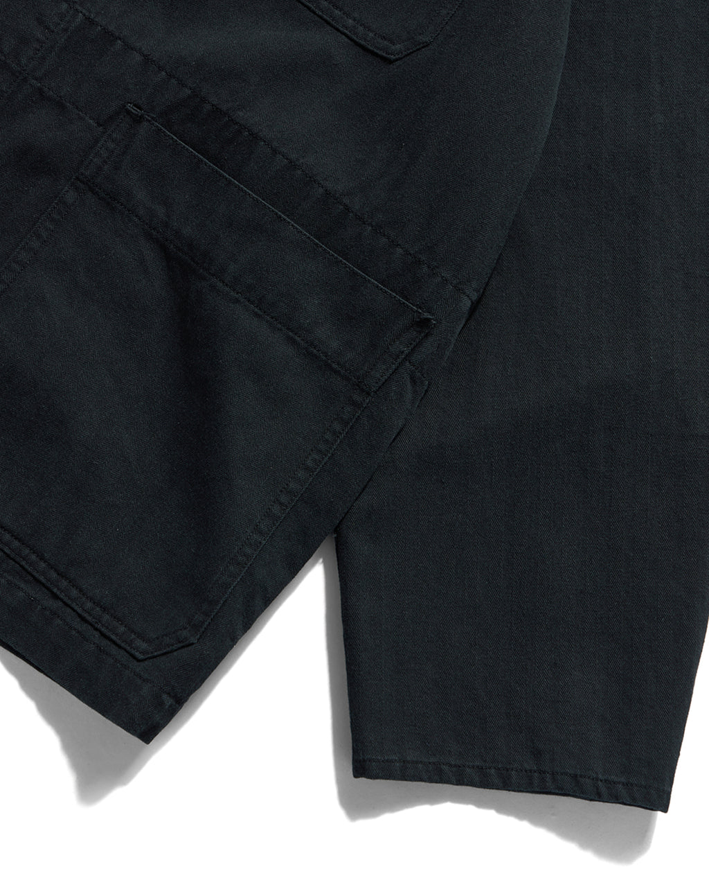 Eastlogue - Lotus Coverall Chore Jacket (Black Herringbone) product image 8 | TRAB K-Fashion Australia