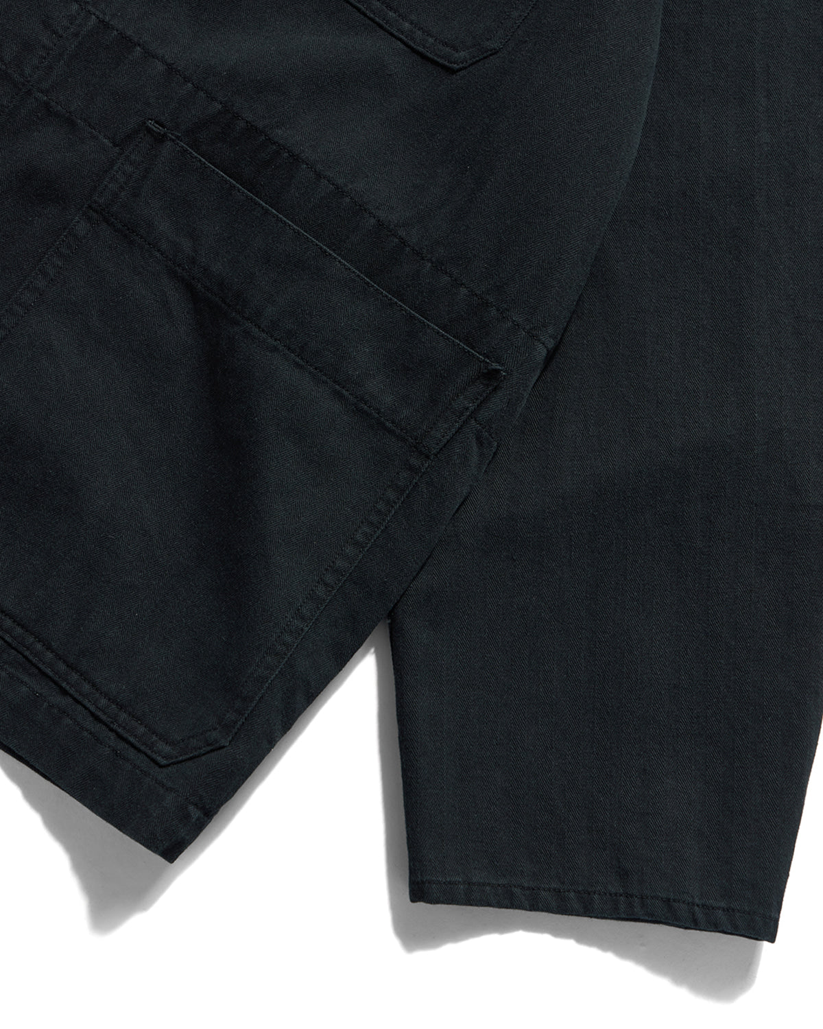 Eastlogue - Lotus Coverall Chore Jacket (Black Herringbone) product image 8 | TRAB K-Fashion Australia