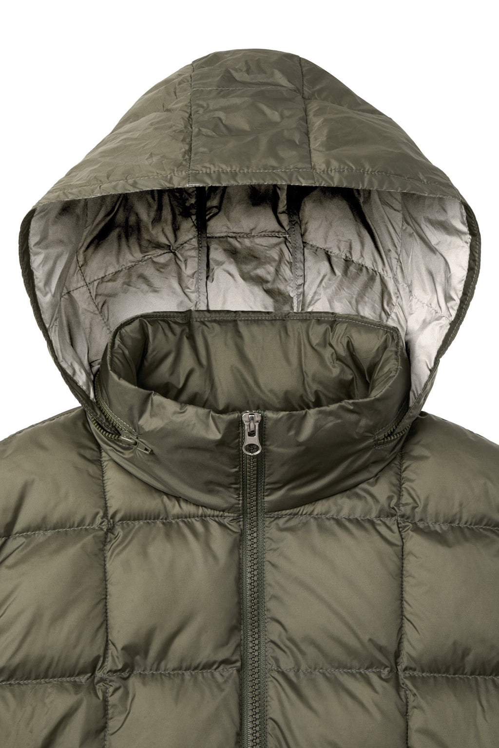 Deinet - Point Wellon Hood Vest (Khaki) product image 4 | TRAB K-Fashion Australia