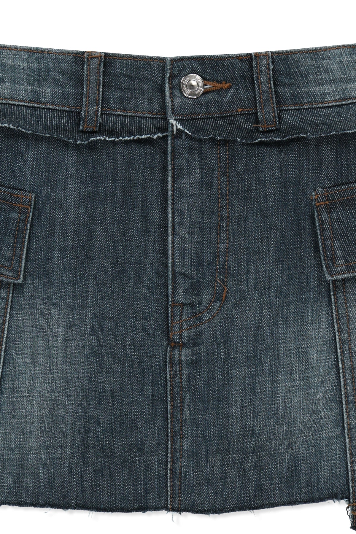 Matin Kim - Cargo Mini Denim Skort (Blue) product image 3 | TRAB K-Fashion Australia