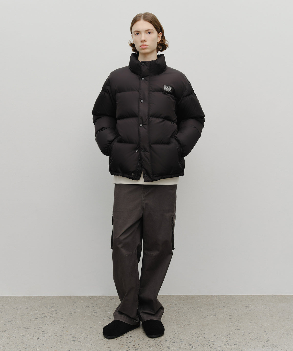 Marithe & Francois Girbaud - Classic Logo Down Jacket (Black) product image 5 | TRAB K-Fashion Australia