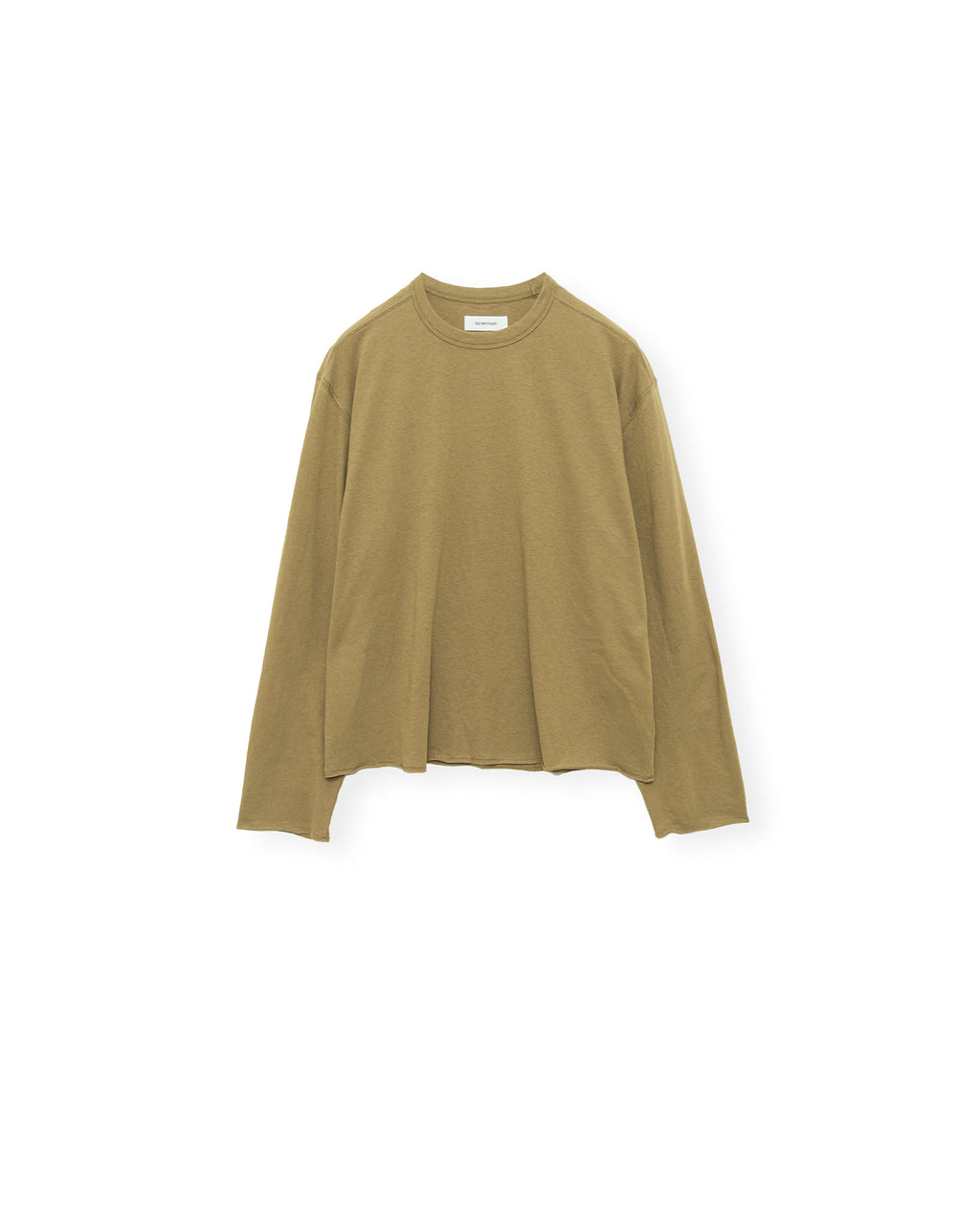Brownyard - Cut Off Long Sleeve (Khaki) product image 4 | TRAB K-Fashion Australia