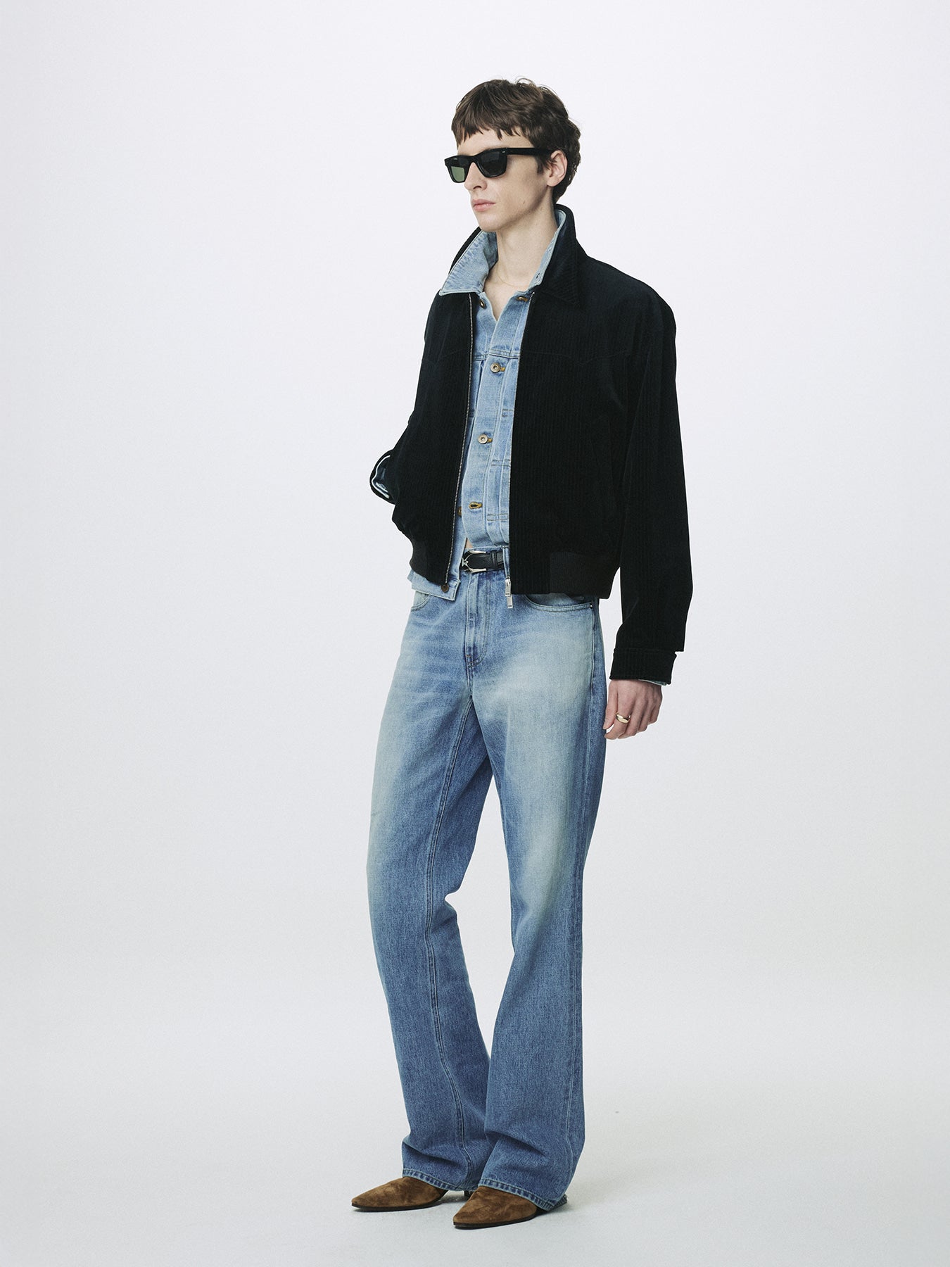 Tonywack - Ribbed Velvet Western Blouson (Black) product image 3 | TRAB K-Fashion Australia