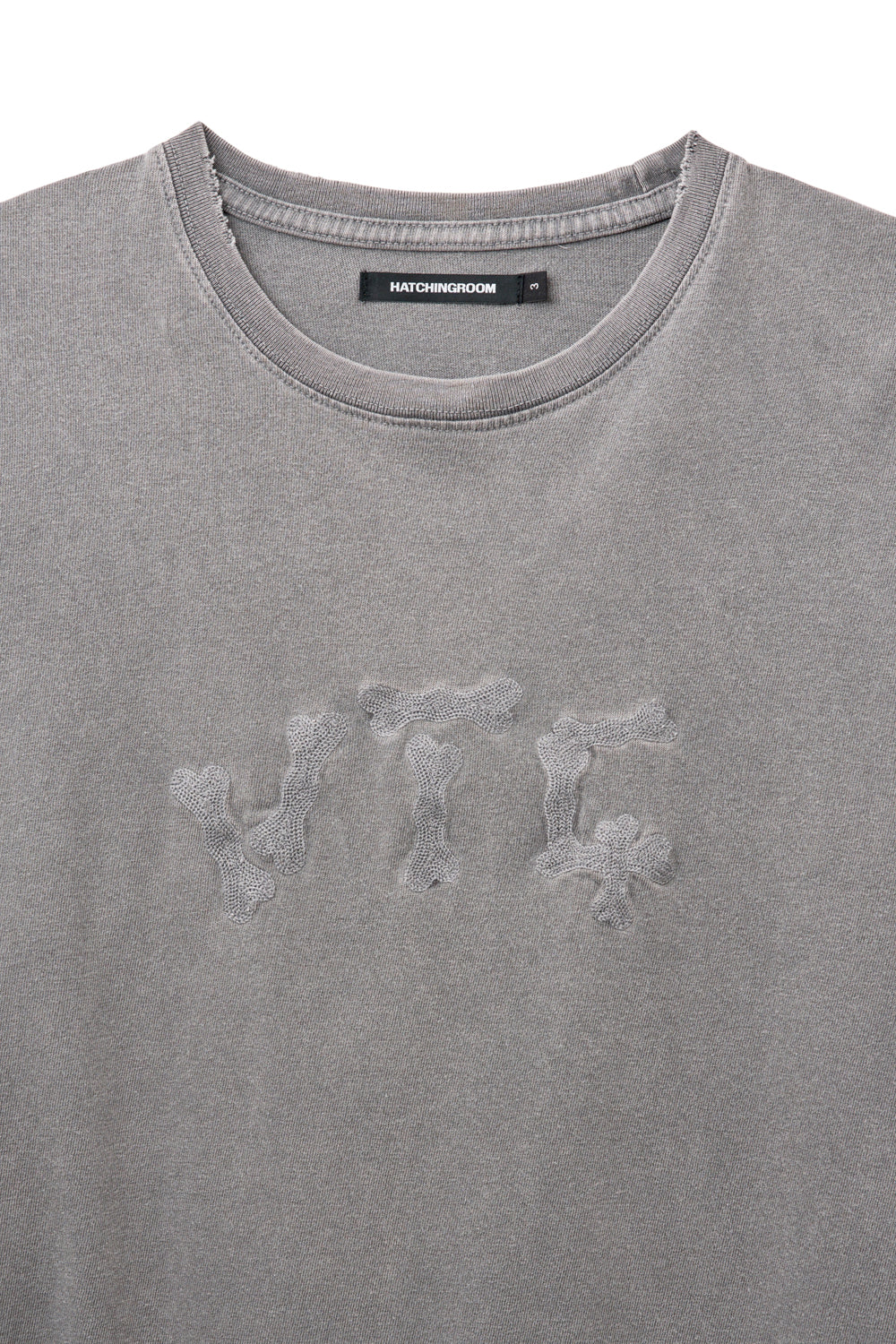 Hatchingroom - VTG Embroidery Tee Rose (Grey) product image 3 | TRAB K-Fashion Australia
