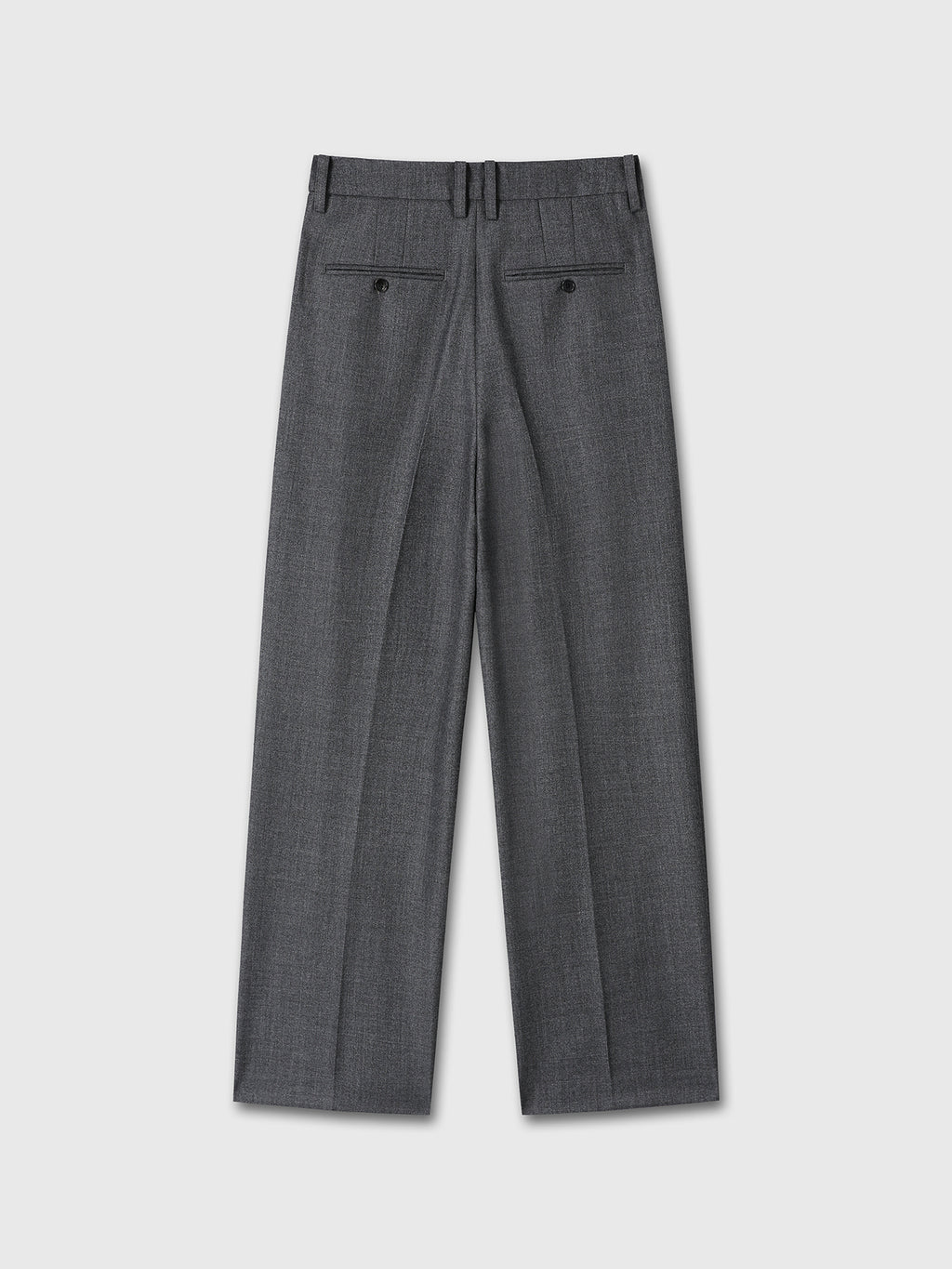 Tonywack - Pleated Wool Tailored Pants (Grey) product image 8 | TRAB K-Fashion Australia