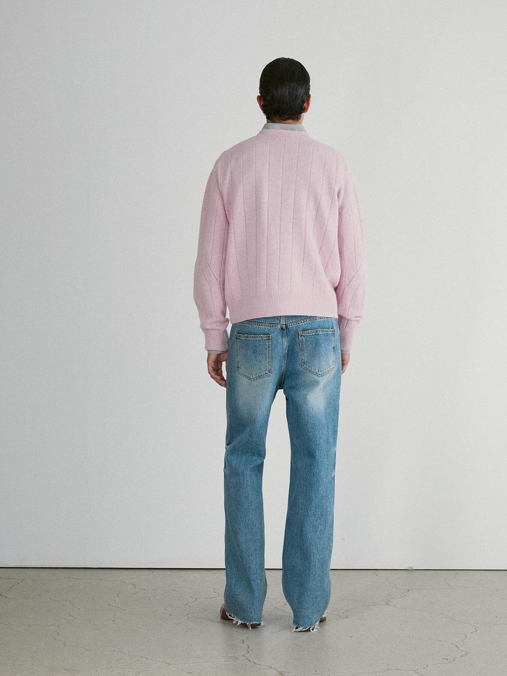 Recto - Theo Washed Denim Pants (Dusty Blue) product image 4 | TRAB K-Fashion Australia