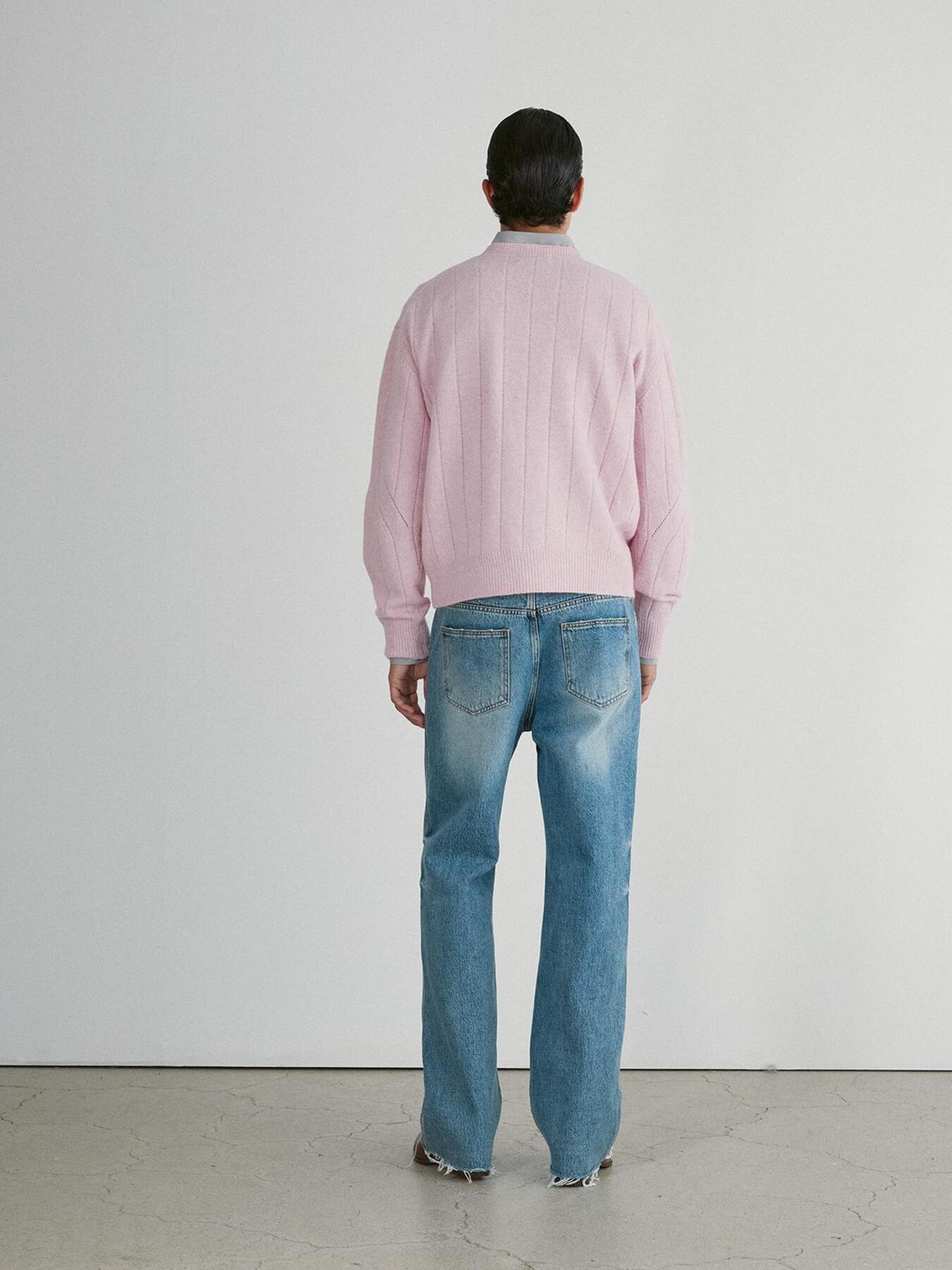 Recto - Theo Washed Denim Pants (Dusty Blue) product image 4 | TRAB K-Fashion Australia